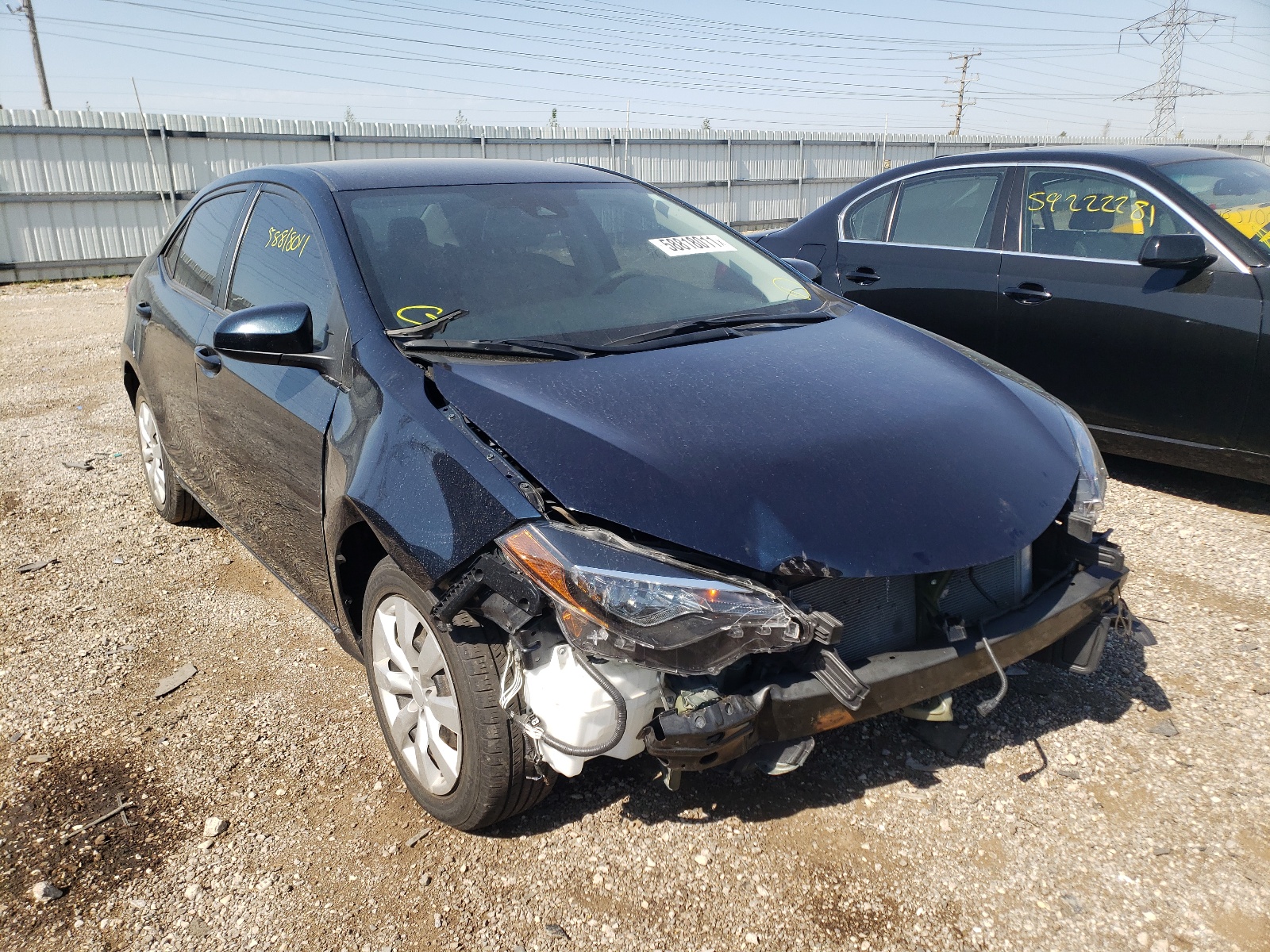 Photo 1 from auction – 2019 TOYOTA COROLLA L with VIN 5YFBURHE0KP901184