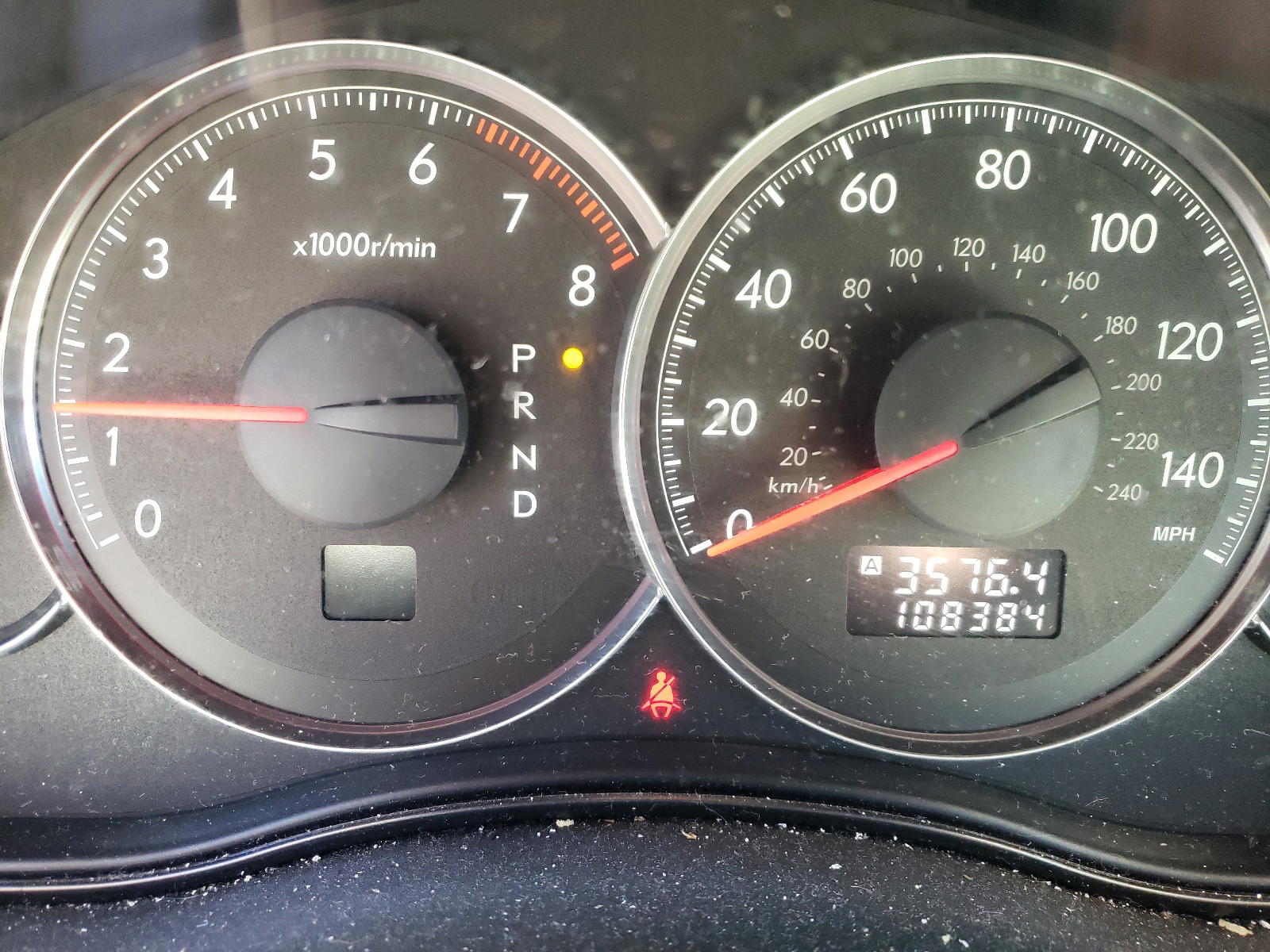 Photo 8 from auction – 2008 SUBARU LEGACY 2.5 with VIN 4S3BL616987209553