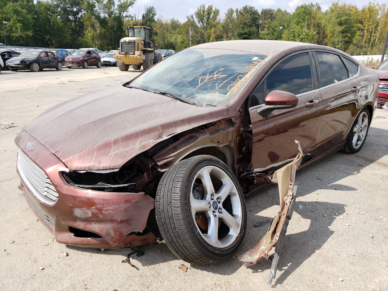 Photo 2 from auction – 2016 FORD FUSION S with VIN 3FA6P0G74GR295872