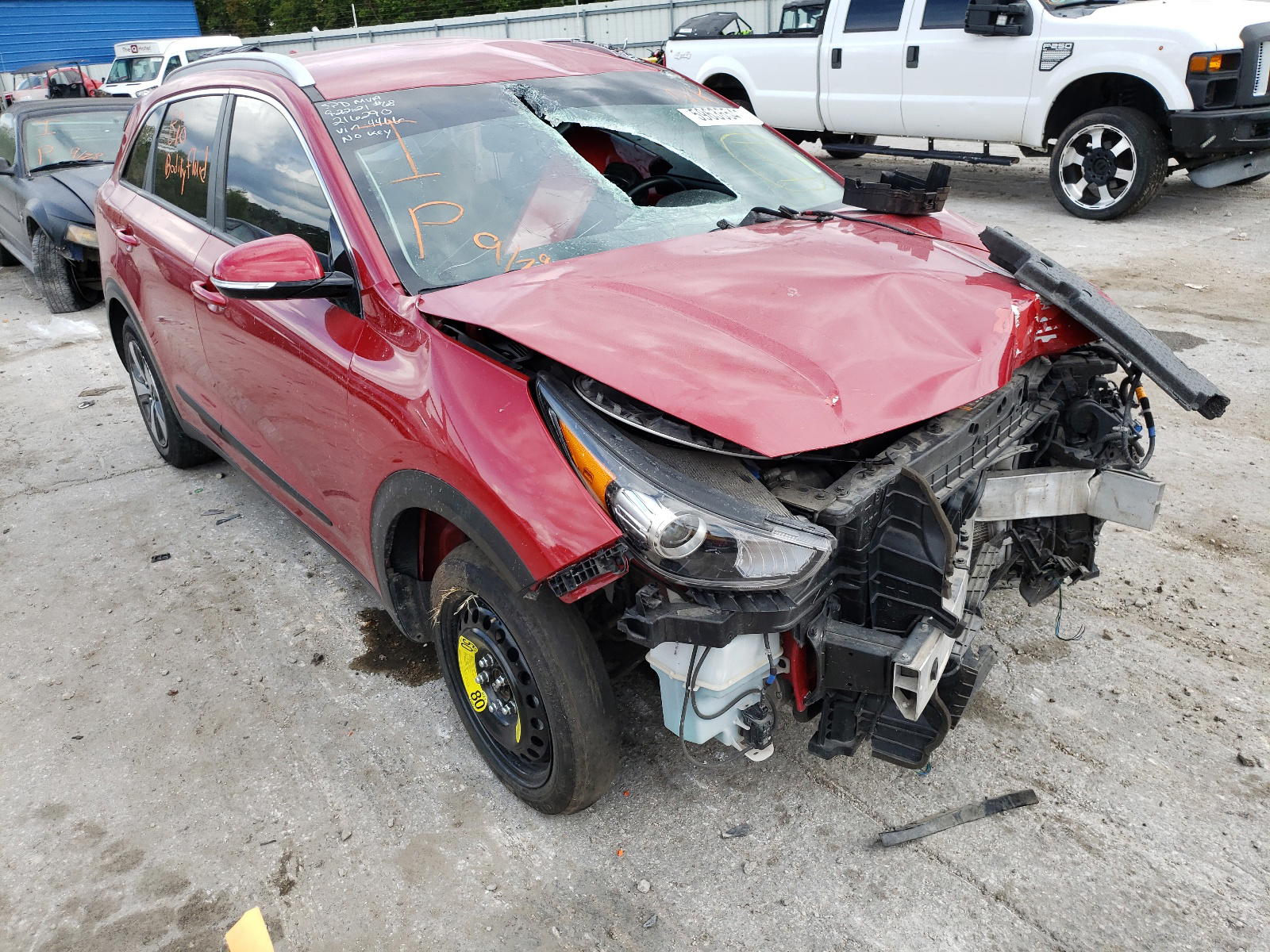 KIA NIRO EX 2018 with VIN KNDCC3LC6J5124466 - Photo from auction