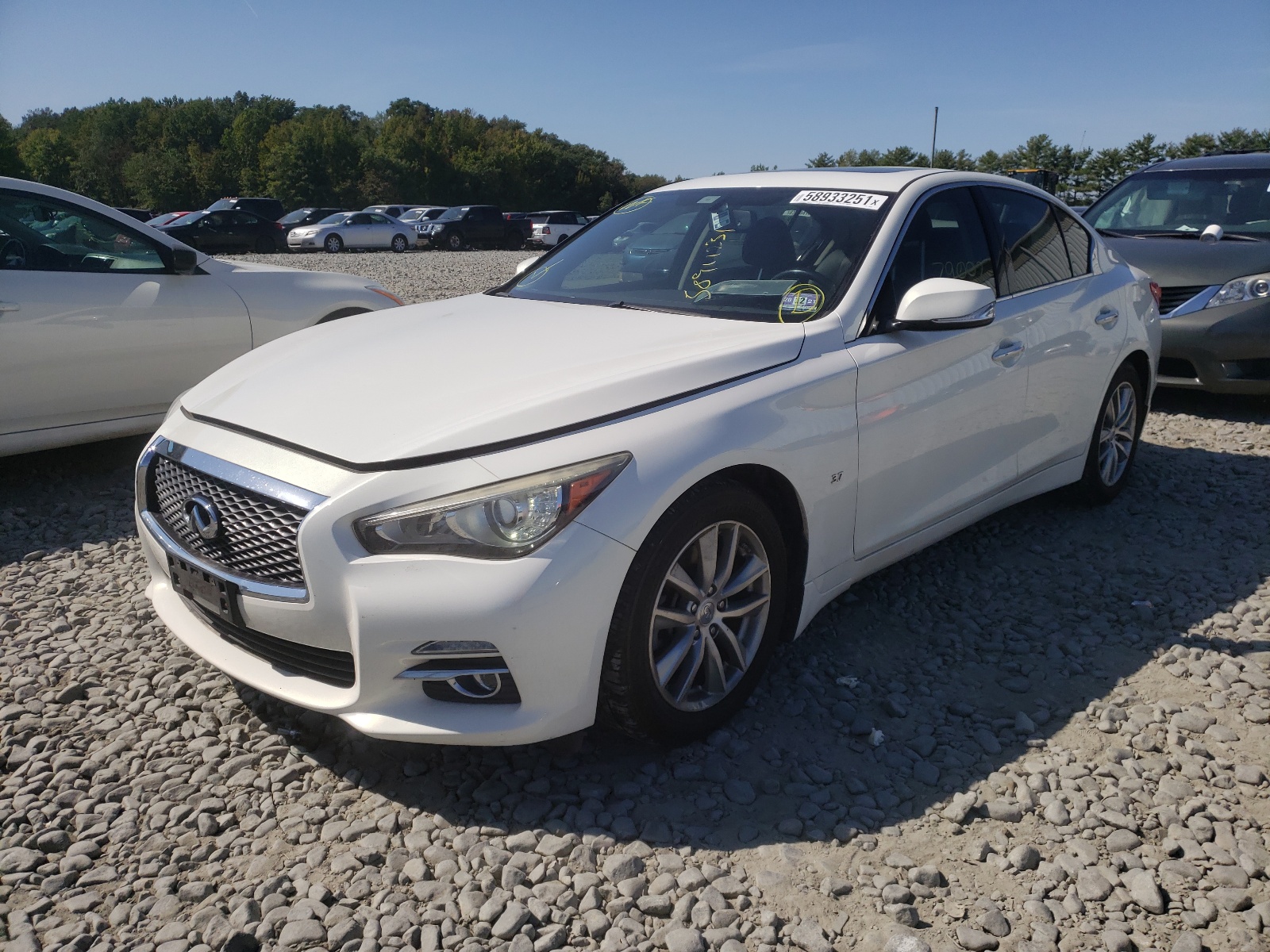 Photo 2 from auction – 2014 INFINITI Q50 BASE with VIN JN1BV7AR5EM697538