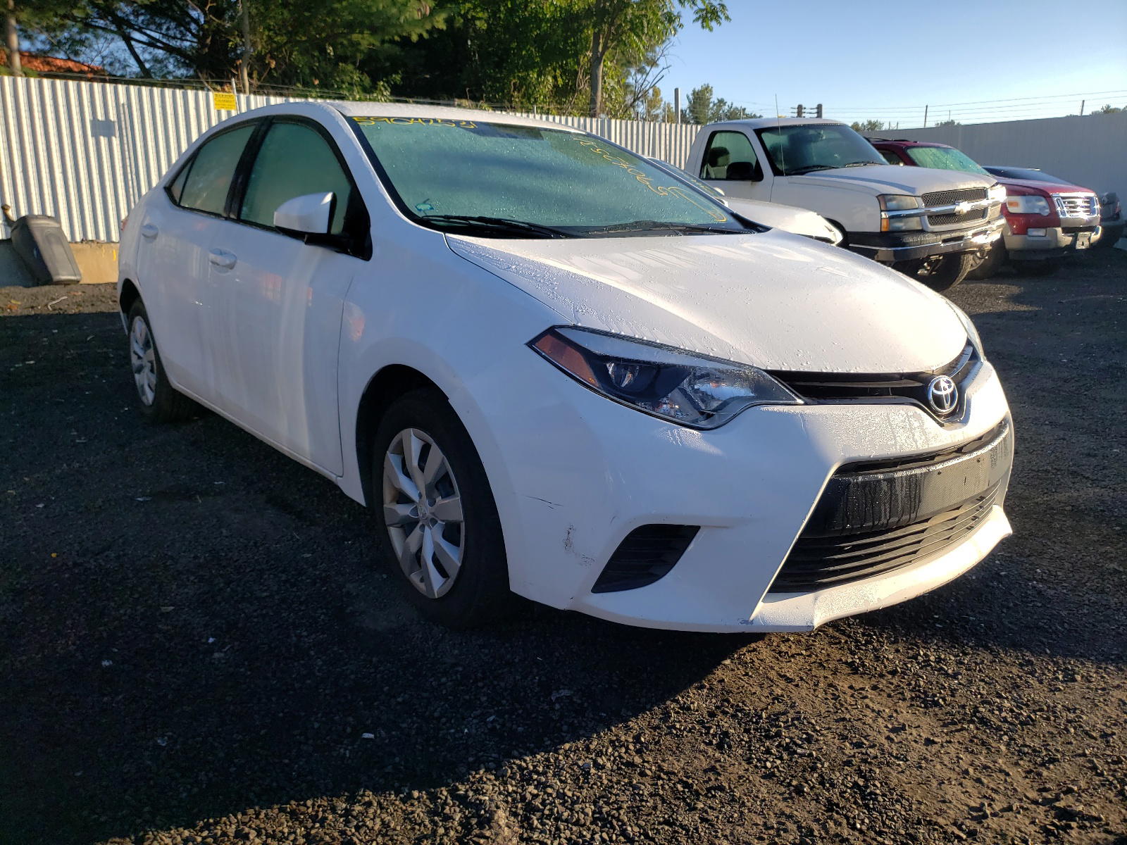TOYOTA COROLLA L 2014 with VIN 2T1BURHEXEC206165 - Photo from auction