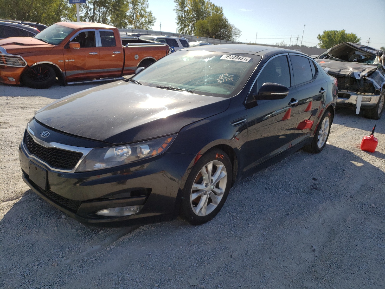 Фото 2 с аукциона – 2012 KIA OPTIMA EX с VIN 5XXGN4A71CG085114