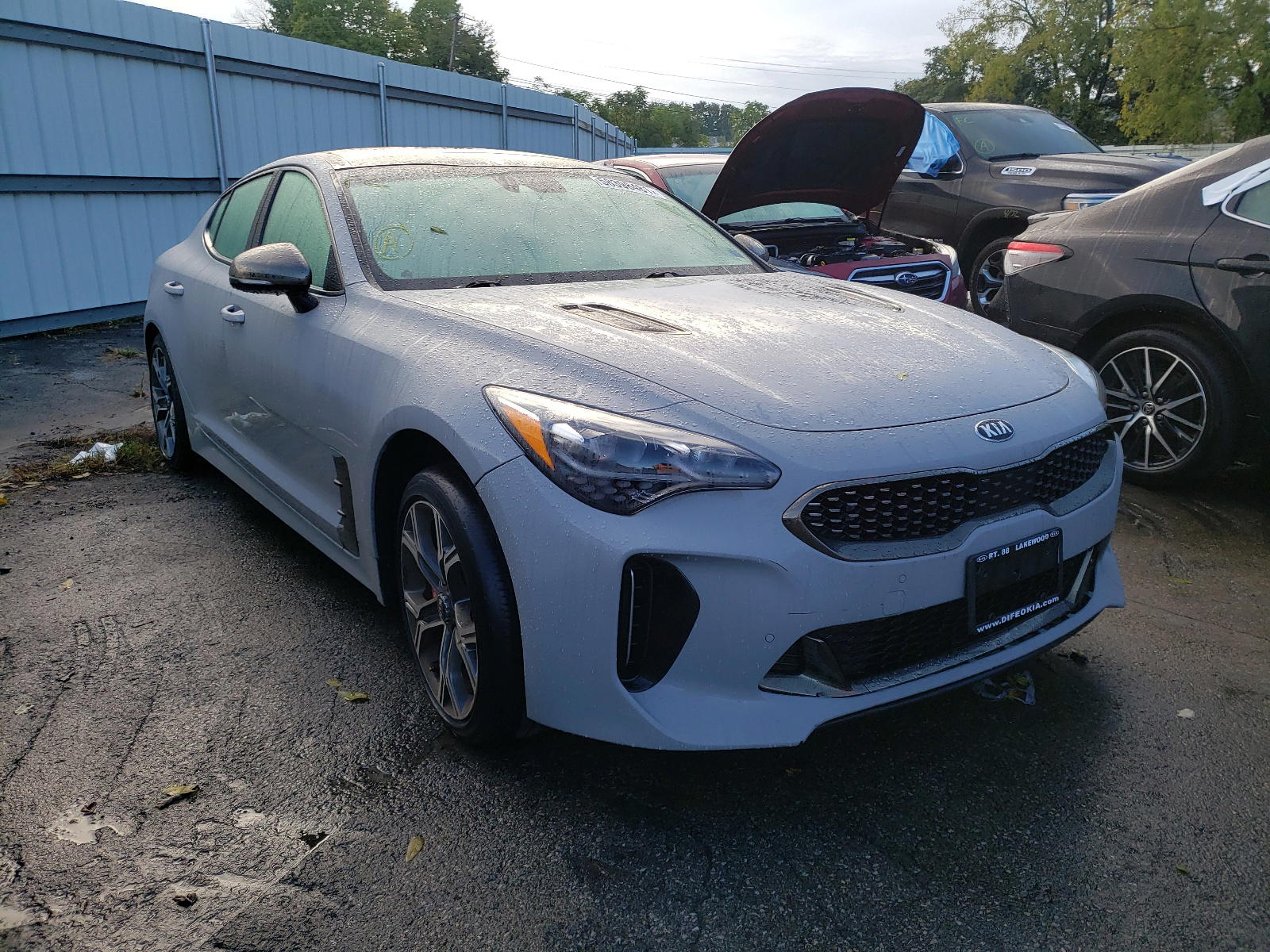 KIA STINGER GT 2018 with VIN KNAE45LC0J6028728 - Photo from auction
