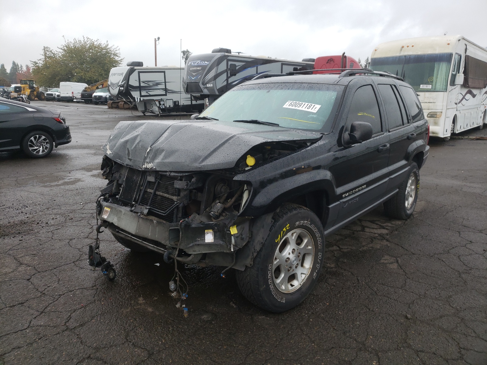 Photo 2 from auction – 2001 JEEP GRAND CHER with VIN 1J4GW48N01C647724
