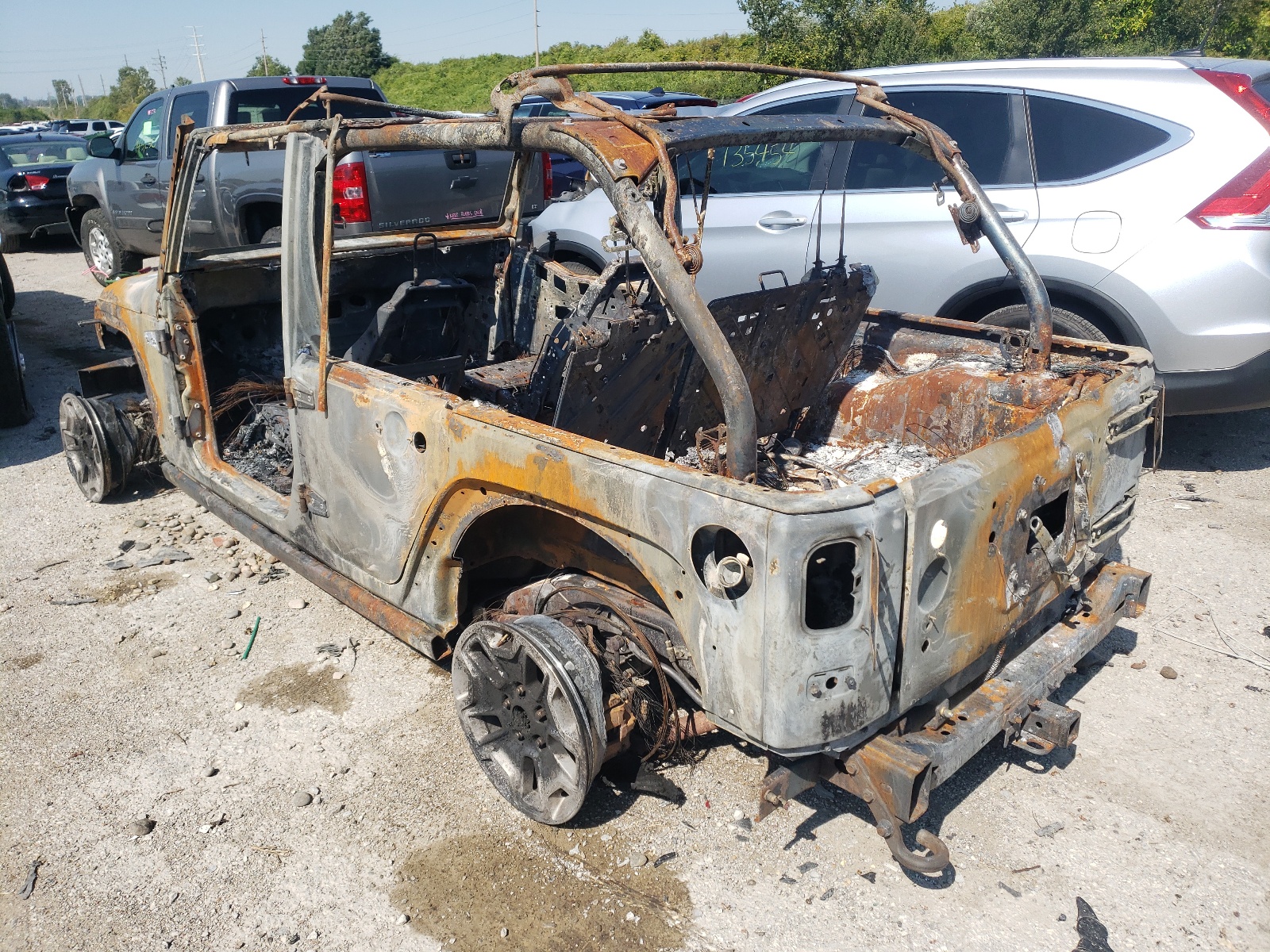 Photo 3 from auction – 2015 JEEP WRANGLER U with VIN 1C4BJWDGXFL640370