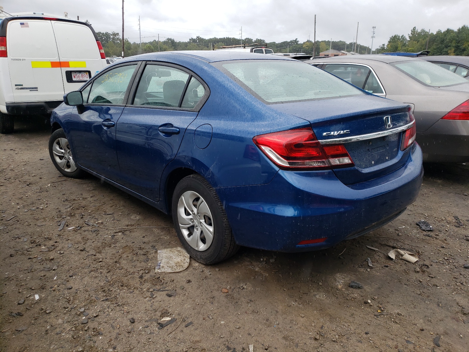 Photo 3 from auction – 2014 HONDA CIVIC LX with VIN 2HGFB2F56EH518749