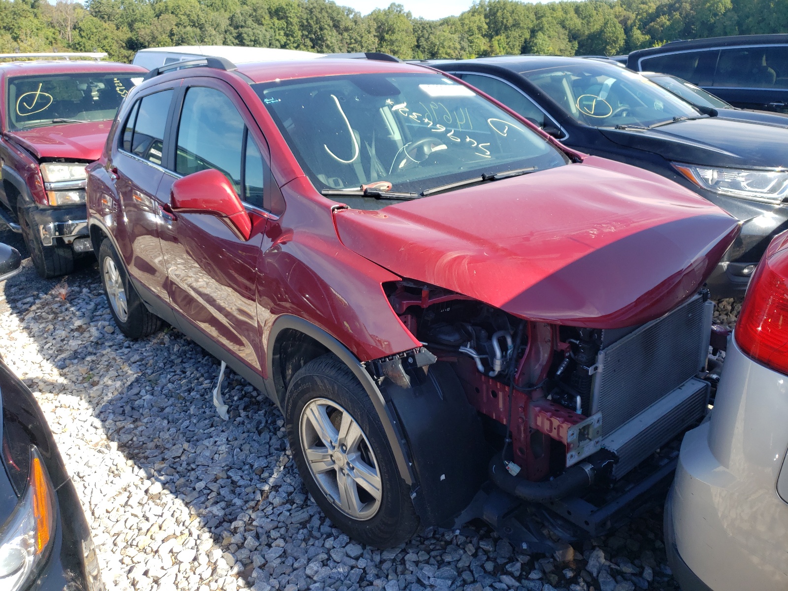 CHEVROLET TRAX 1LT 2020 with VIN 3GNCJPSB5LL177224 - Photo from auction