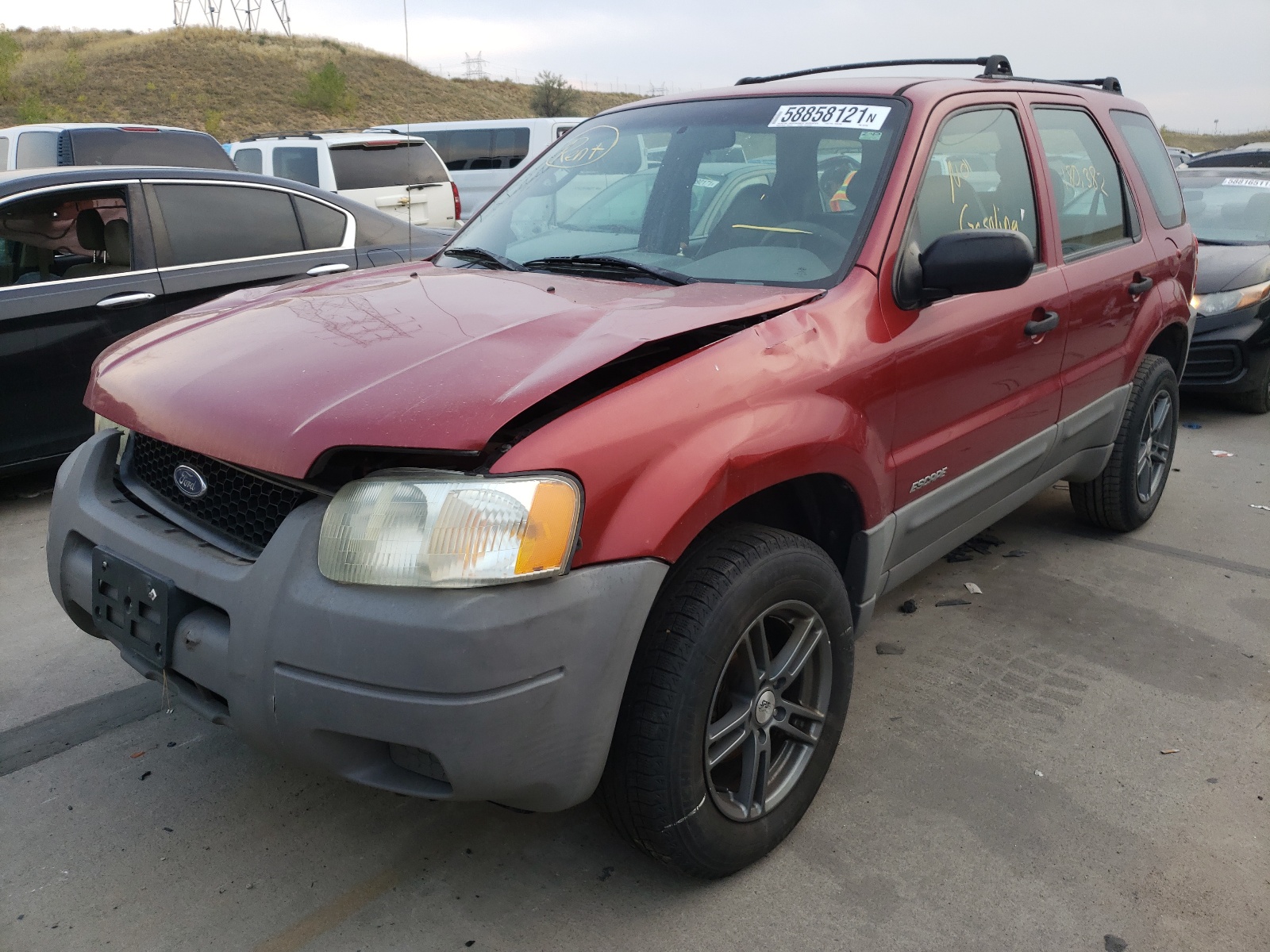 Photo 2 from auction – 2001 FORD ESCAPE XLS with VIN 1FMYU01B51KA47128