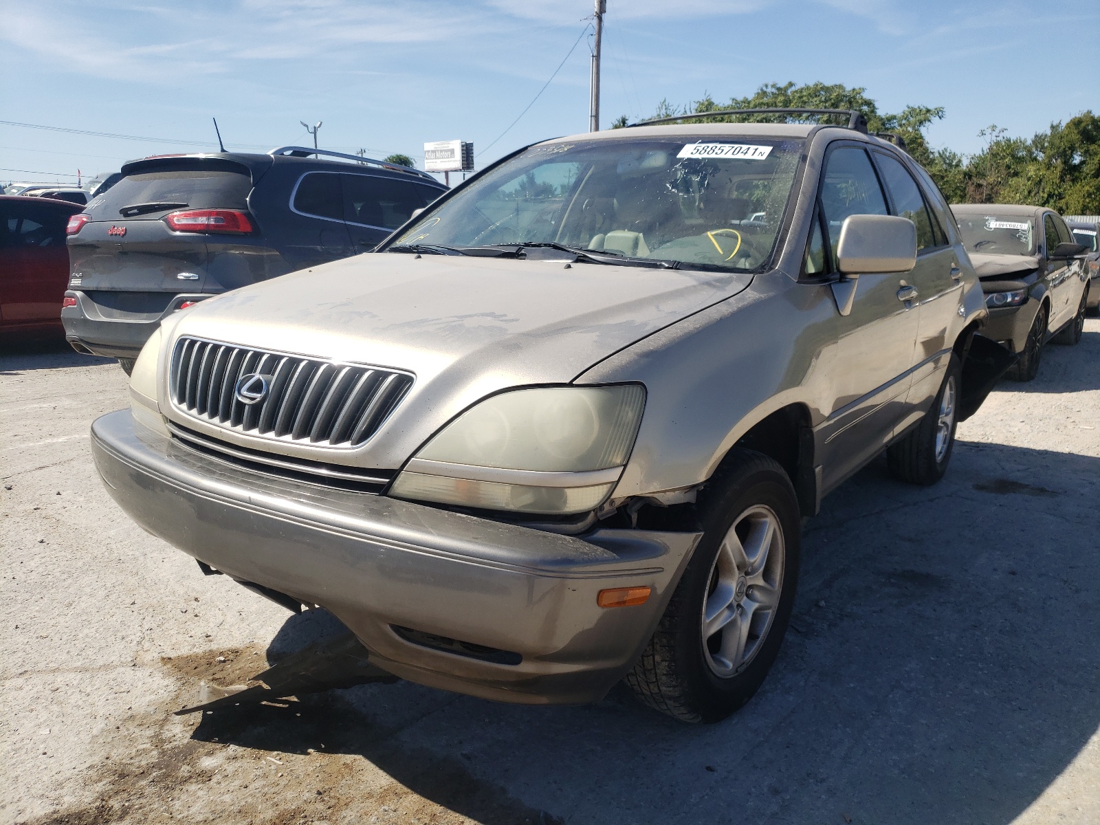 Photo 2 from auction – 1999 LEXUS RX 300 with VIN JT6GF10UXX0023518