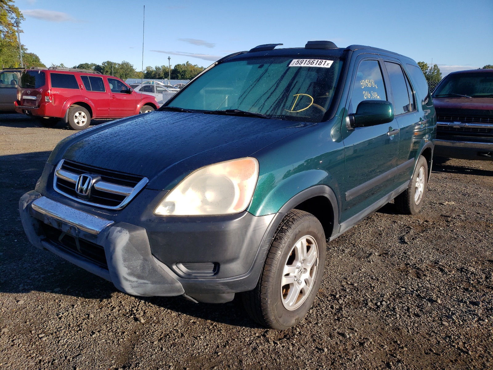 Photo 2 from auction – 2003 HONDA CR-V EX with VIN SHSRD78823U152102