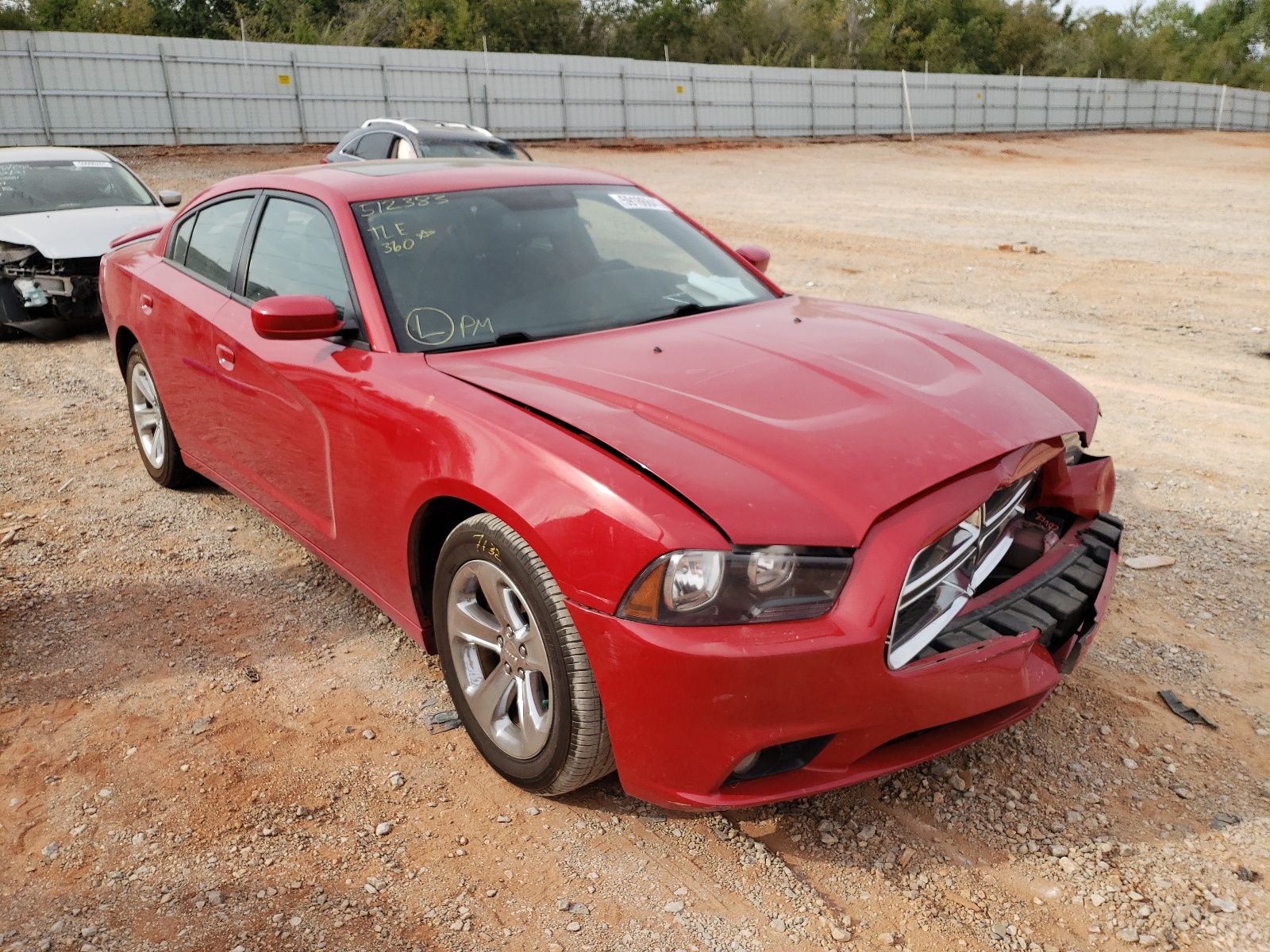 DODGE CHARGER SX 2013 with VIN 2C3CDXHG1DH512383 - Photo from auction