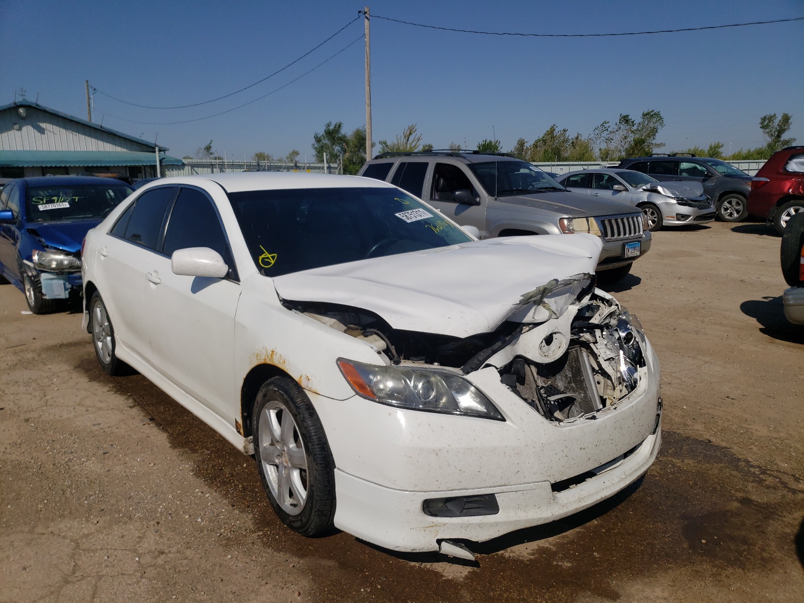 TOYOTA CAMRY CE 2008 with VIN 4T1BE46KX8U762424 - Photo from auction
