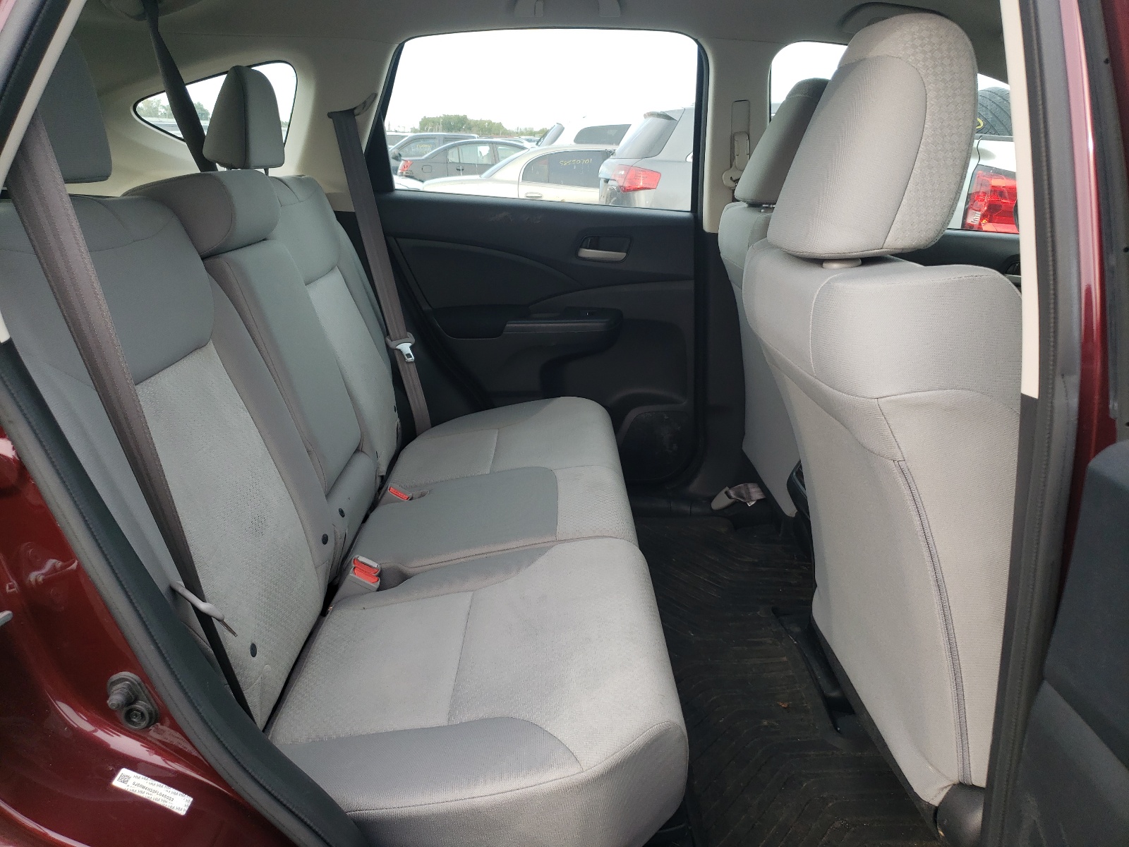 Photo 6 from auction – 2015 HONDA CR-V LX with VIN 5J6RM4H33FL046053