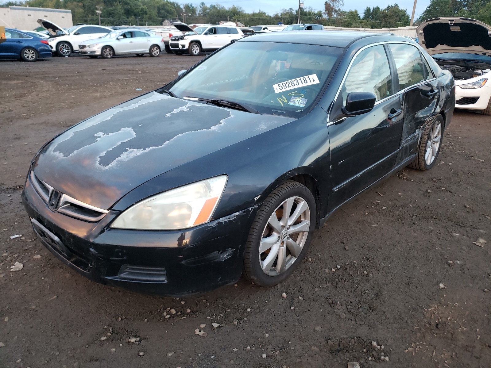 Photo 2 from auction – 2006 HONDA ACCORD LX with VIN JHMCM56466C005489