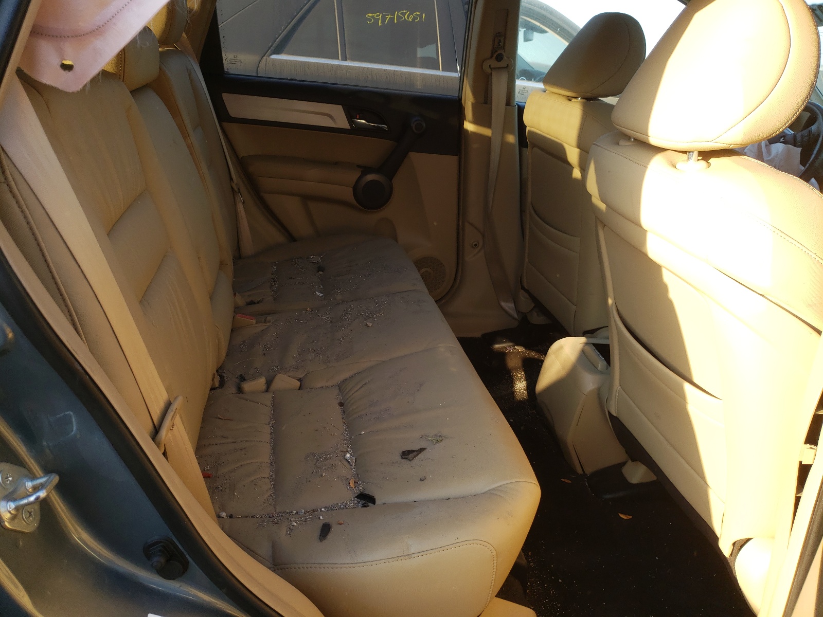 Photo 6 from auction – 2011 HONDA CR-V EXL with VIN 5J6RE4H72BL108665