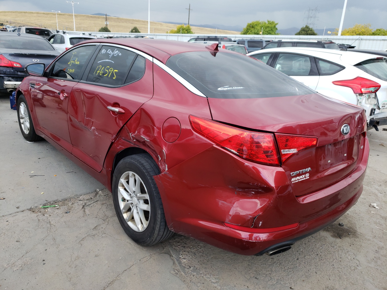 Photo 3 from auction – 2013 KIA OPTIMA LX with VIN 5XXGM4A71DG161449