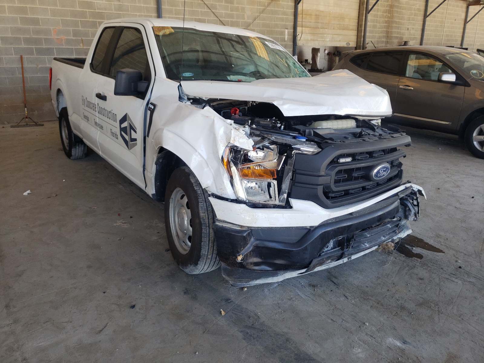 FORD F150 SUPER 2021 with VIN 1FTEX1CB5MKD85067 - Photo from auction