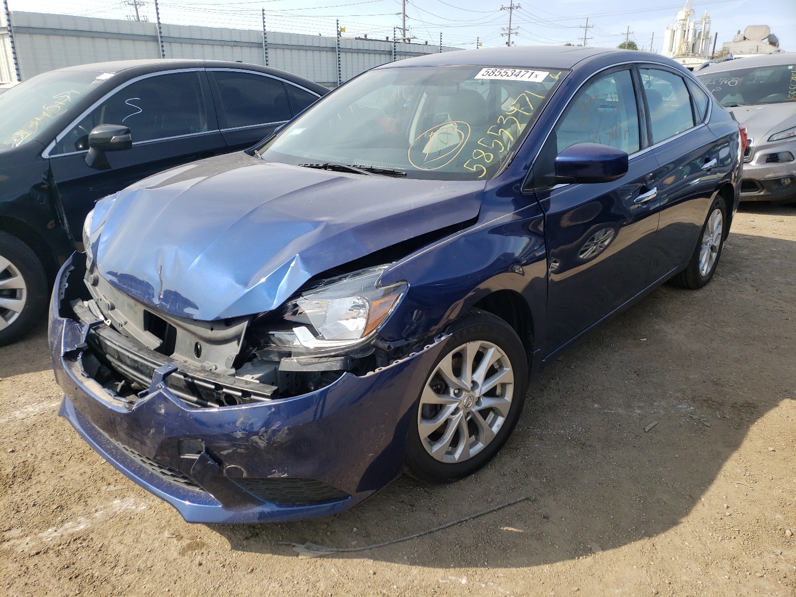 Photo 2 from auction – 2017 NISSAN SENTRA S with VIN 3N1AB7AP5HY329445