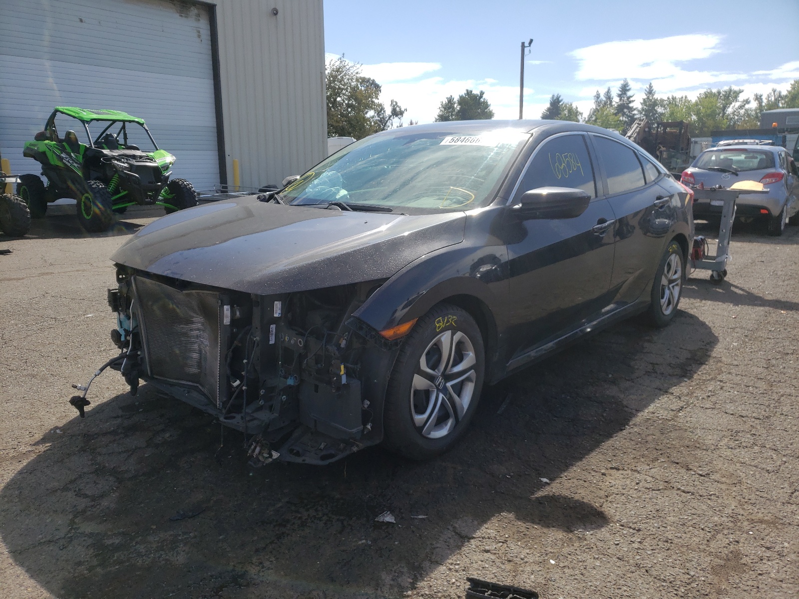 Photo 2 from auction – 2016 HONDA CIVIC LX with VIN 19XFC2F52GE204428