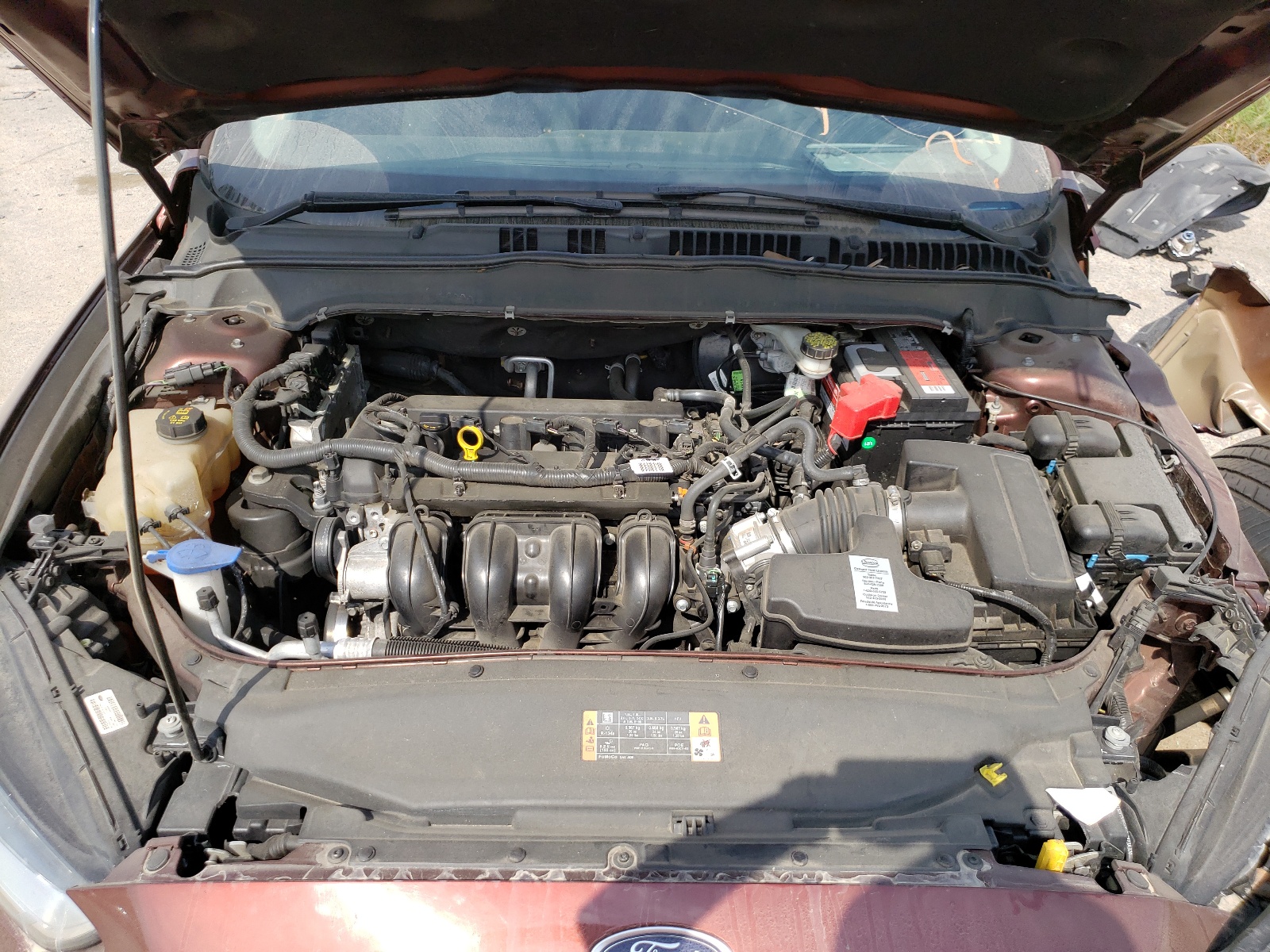 Photo 7 from auction – 2016 FORD FUSION S with VIN 3FA6P0G74GR295872