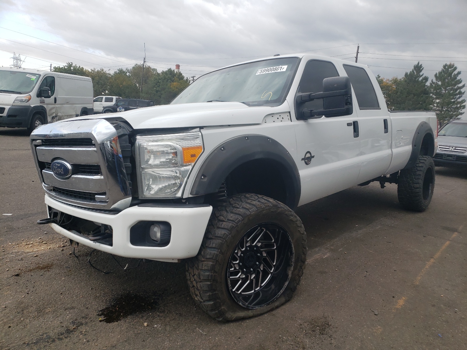 Photo 2 from auction – 2015 FORD F350 SUPER with VIN 1FT8W3BT0FEB87682