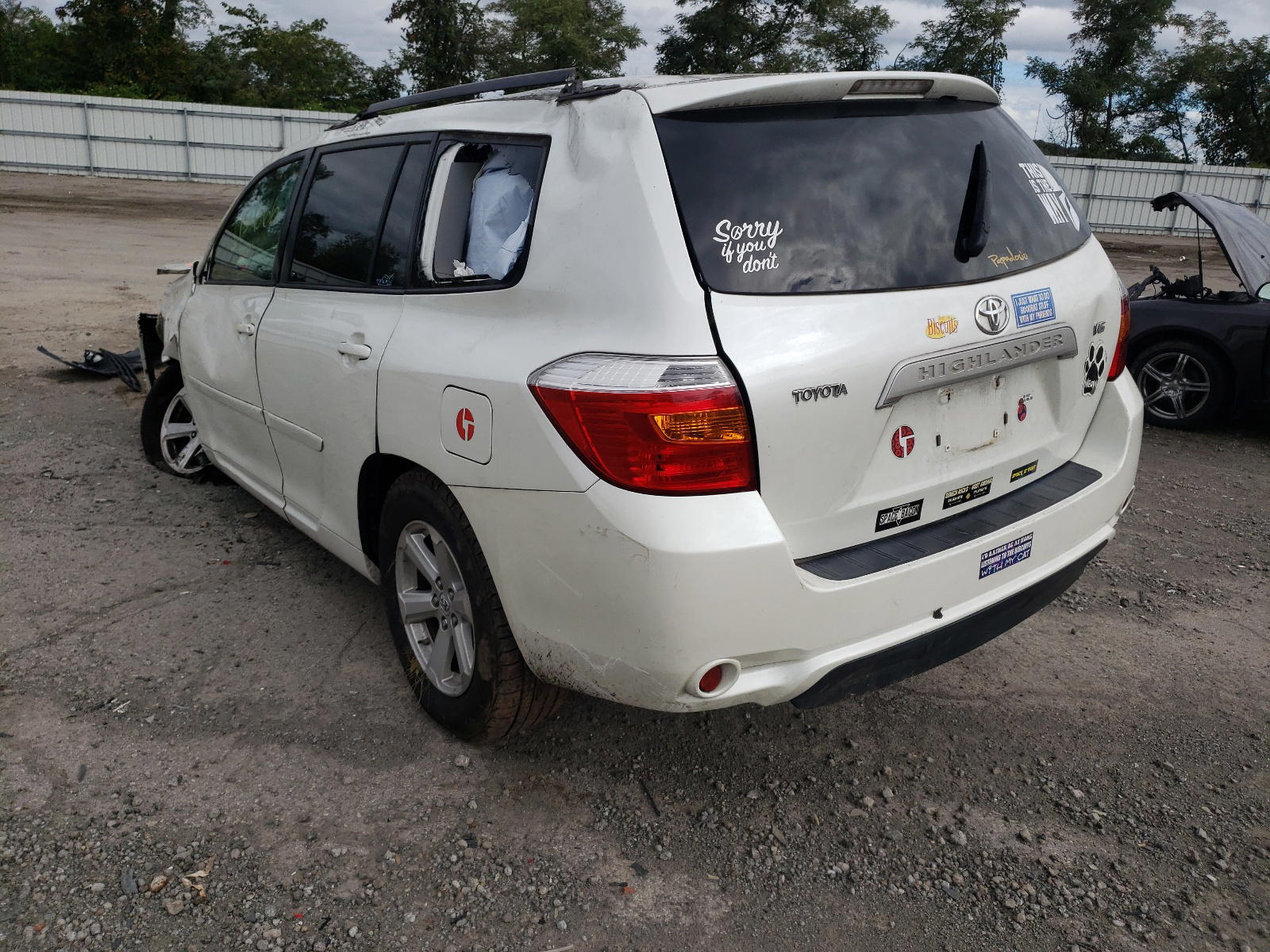 Photo 3 from auction – 2008 TOYOTA HIGHLANDER with VIN JTEDS41A782003029