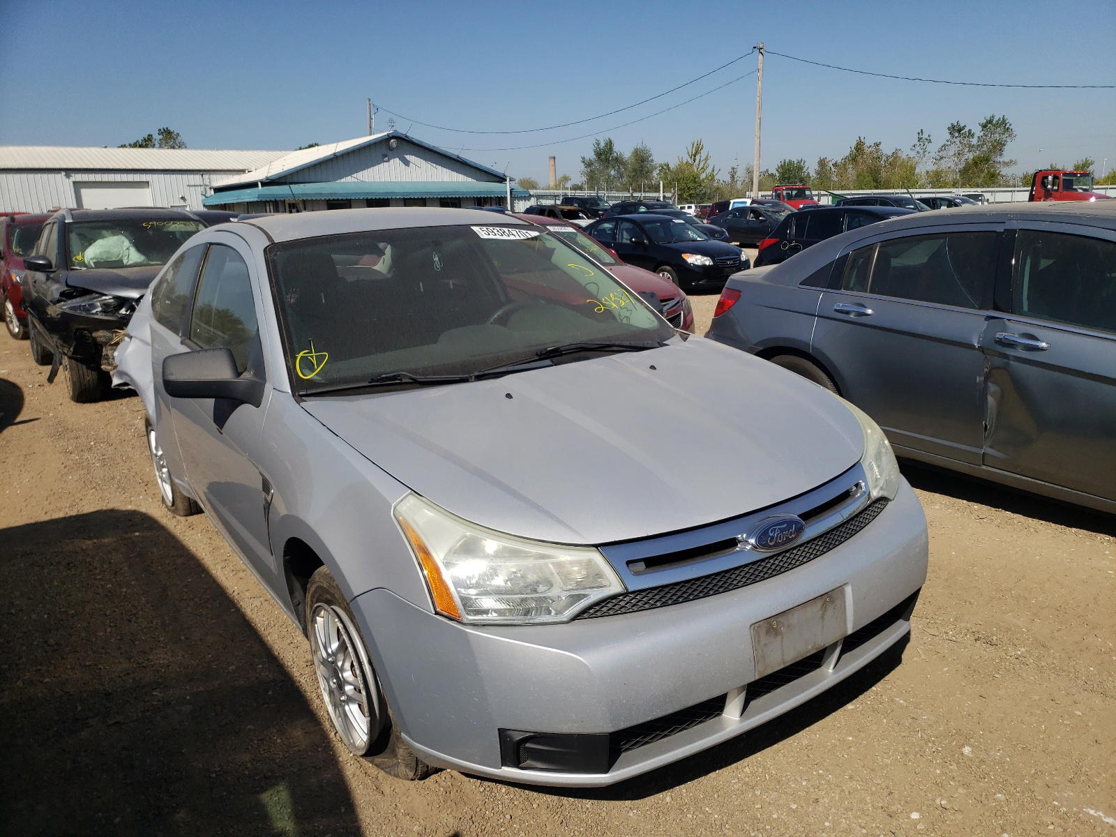 FORD FOCUS SE 2008 with VIN 1FAHP33N58W251537 - Photo from auction
