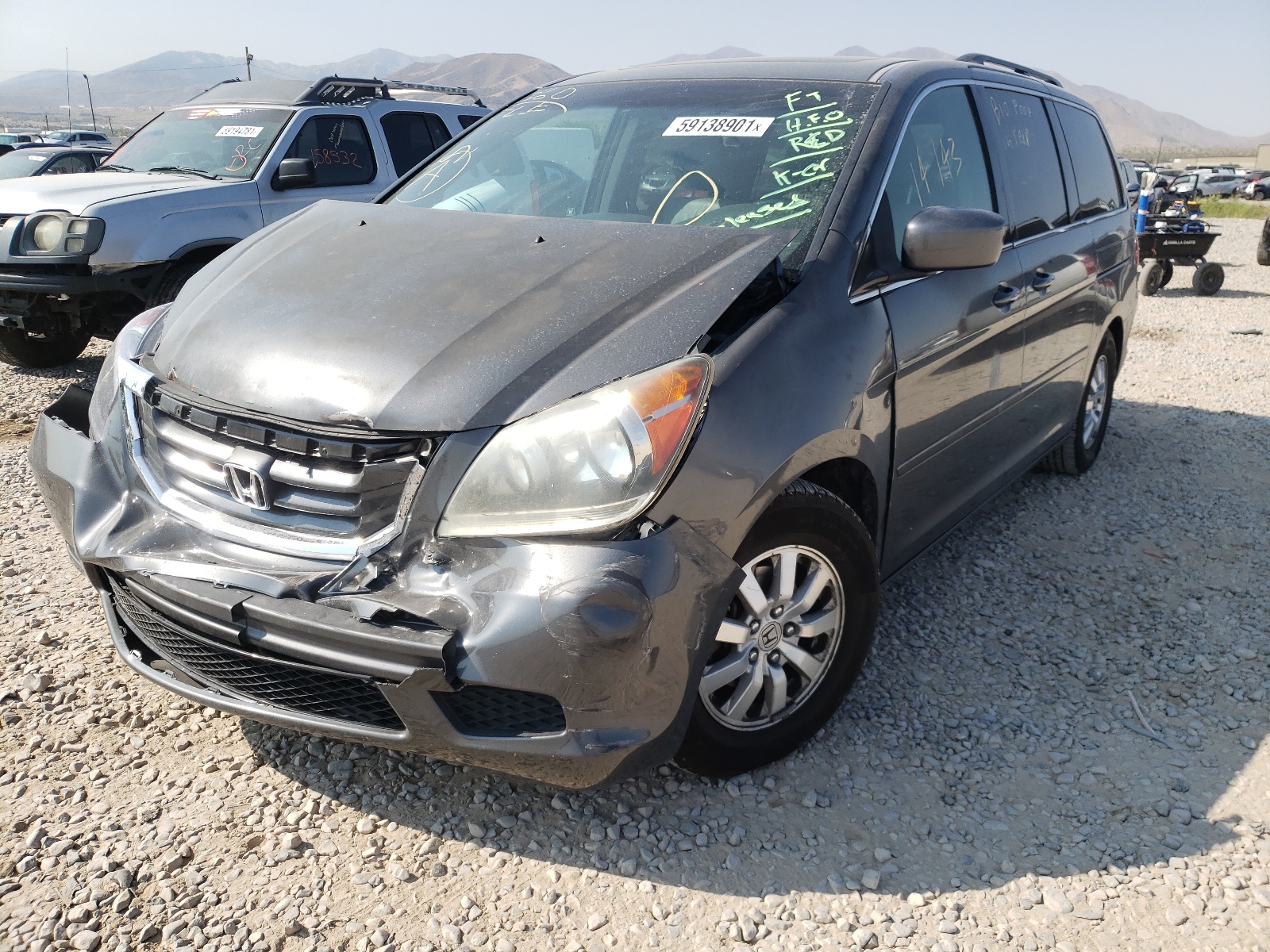 Photo 2 from auction – 2010 HONDA ODYSSEY EX with VIN 5FNRL3H63AB039886