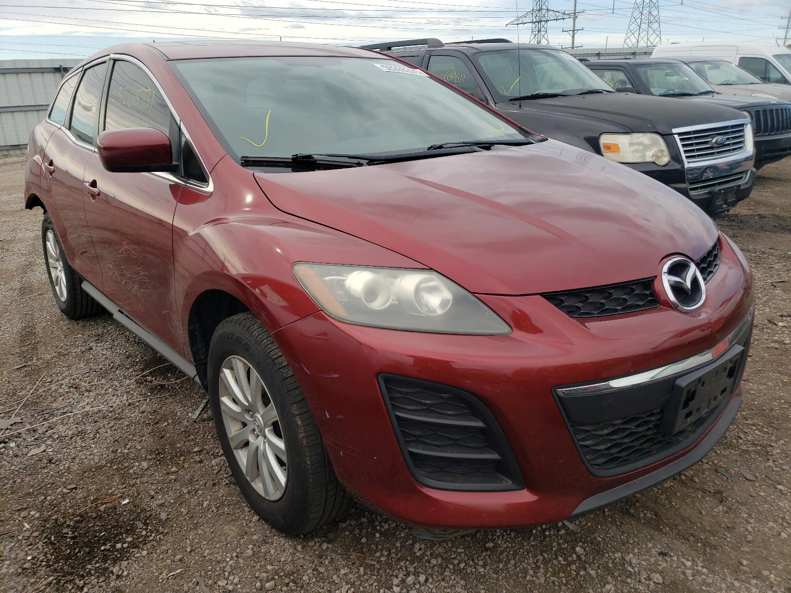 MAZDA CX-7 2010 with VIN JM3ER2W53A0349818 - Photo from auction