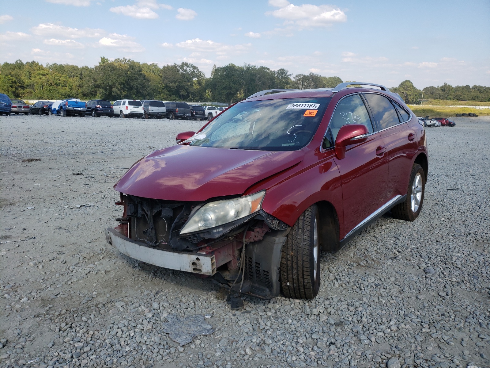 Photo 2 from auction – 2010 LEXUS RX 350 with VIN JTJZK1BA7A2405708