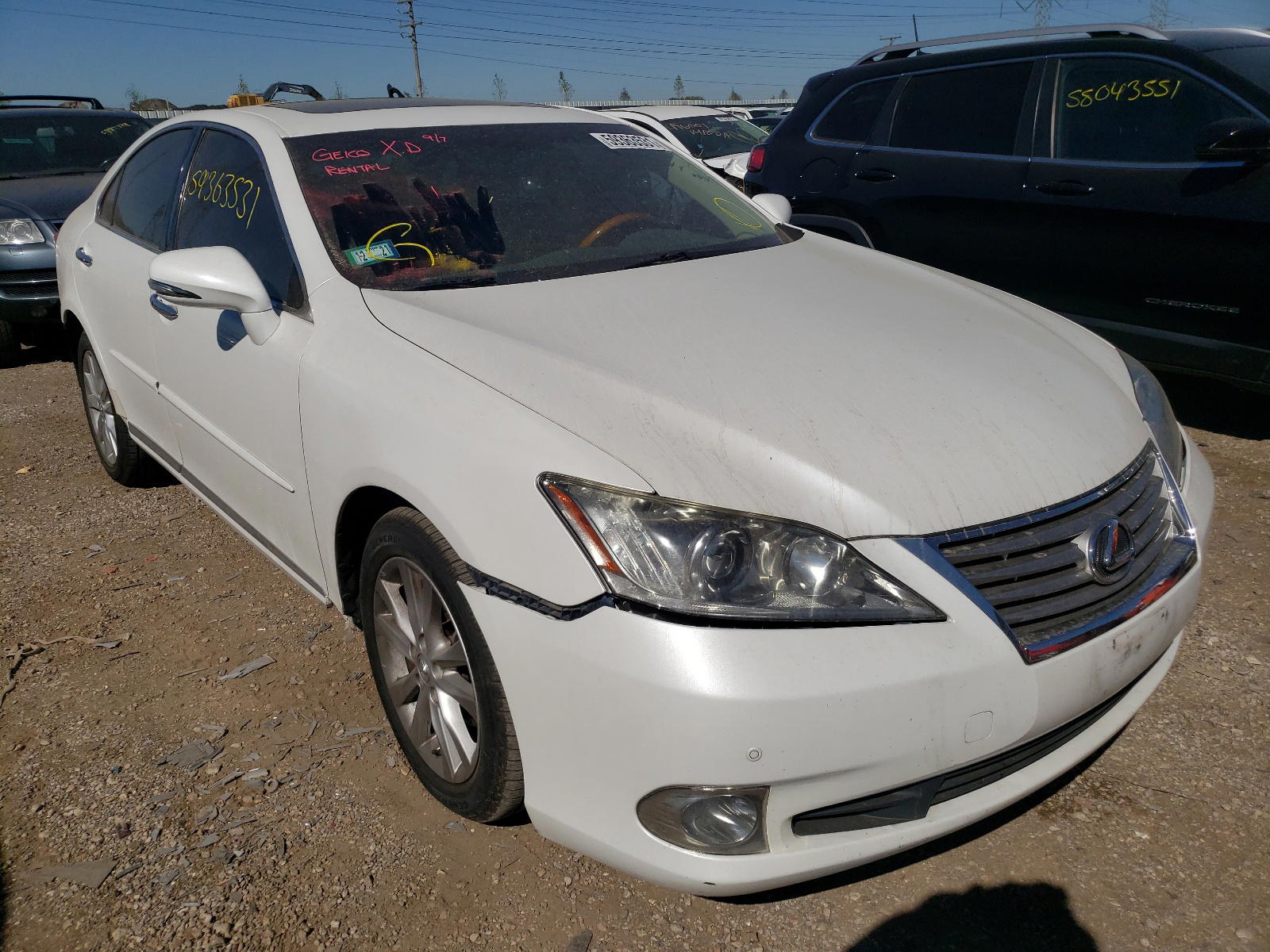 LEXUS ES 350 2010 with VIN JTHBK1EG8A2404005 - Photo from auction