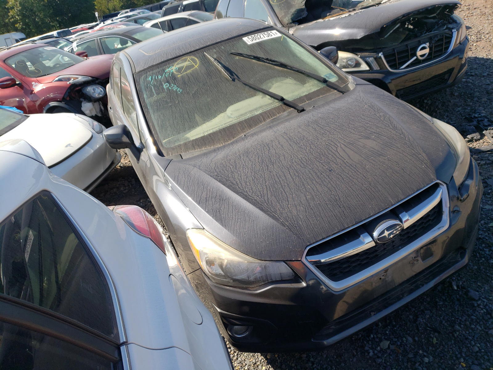 SUBARU IMPREZA PR 2013 with VIN JF1GJAD67DH027645 - Photo from auction