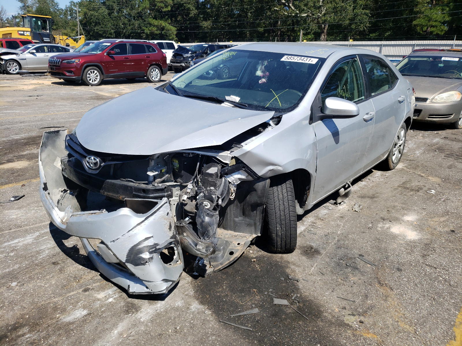 Photo 2 from auction – 2016 TOYOTA COROLLA L with VIN 5YFBURHEXGP543289