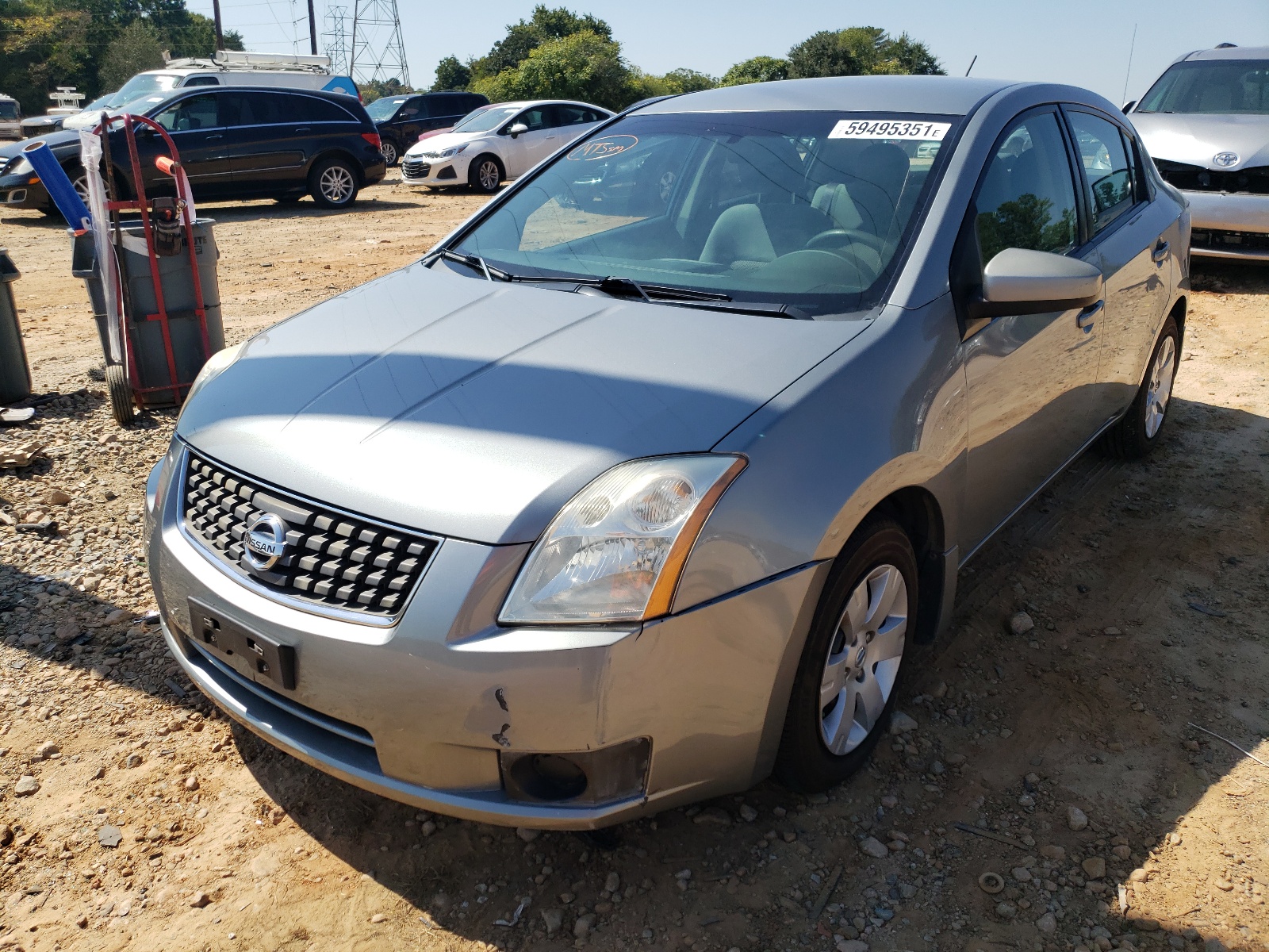 Photo 2 from auction – 2007 NISSAN SENTRA with VIN 3N1AB61E07L677786