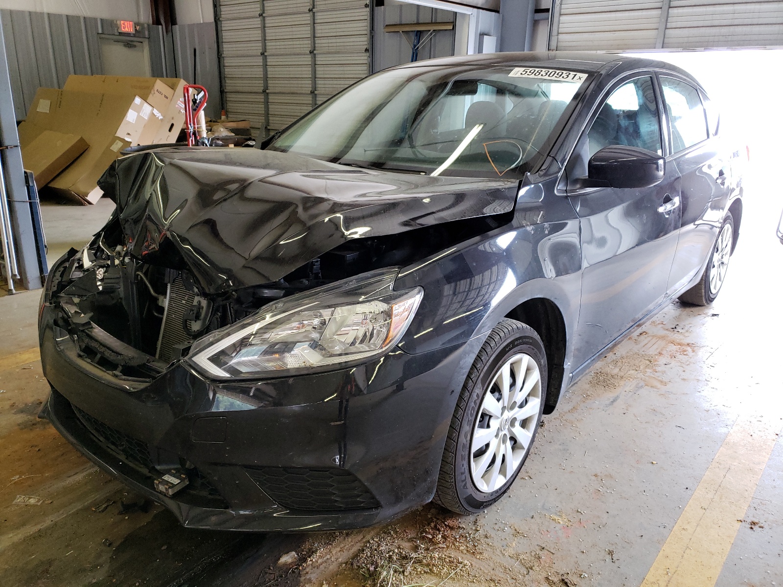 Photo 2 from auction – 2019 NISSAN SENTRA S with VIN 3N1AB7AP6KY217812