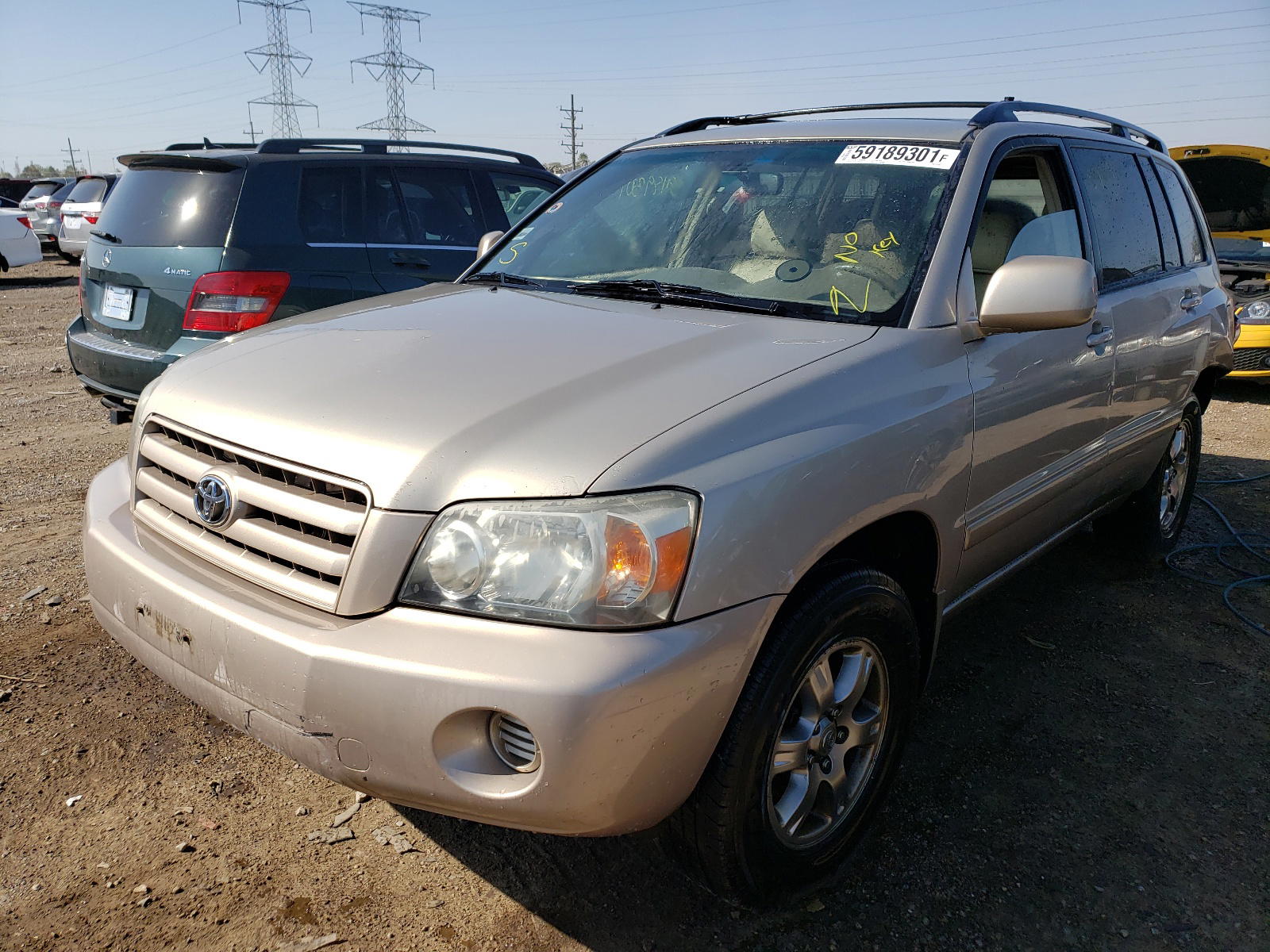 Photo 2 from auction – 2005 TOYOTA HIGHLANDER with VIN JTEDP21AX50079387