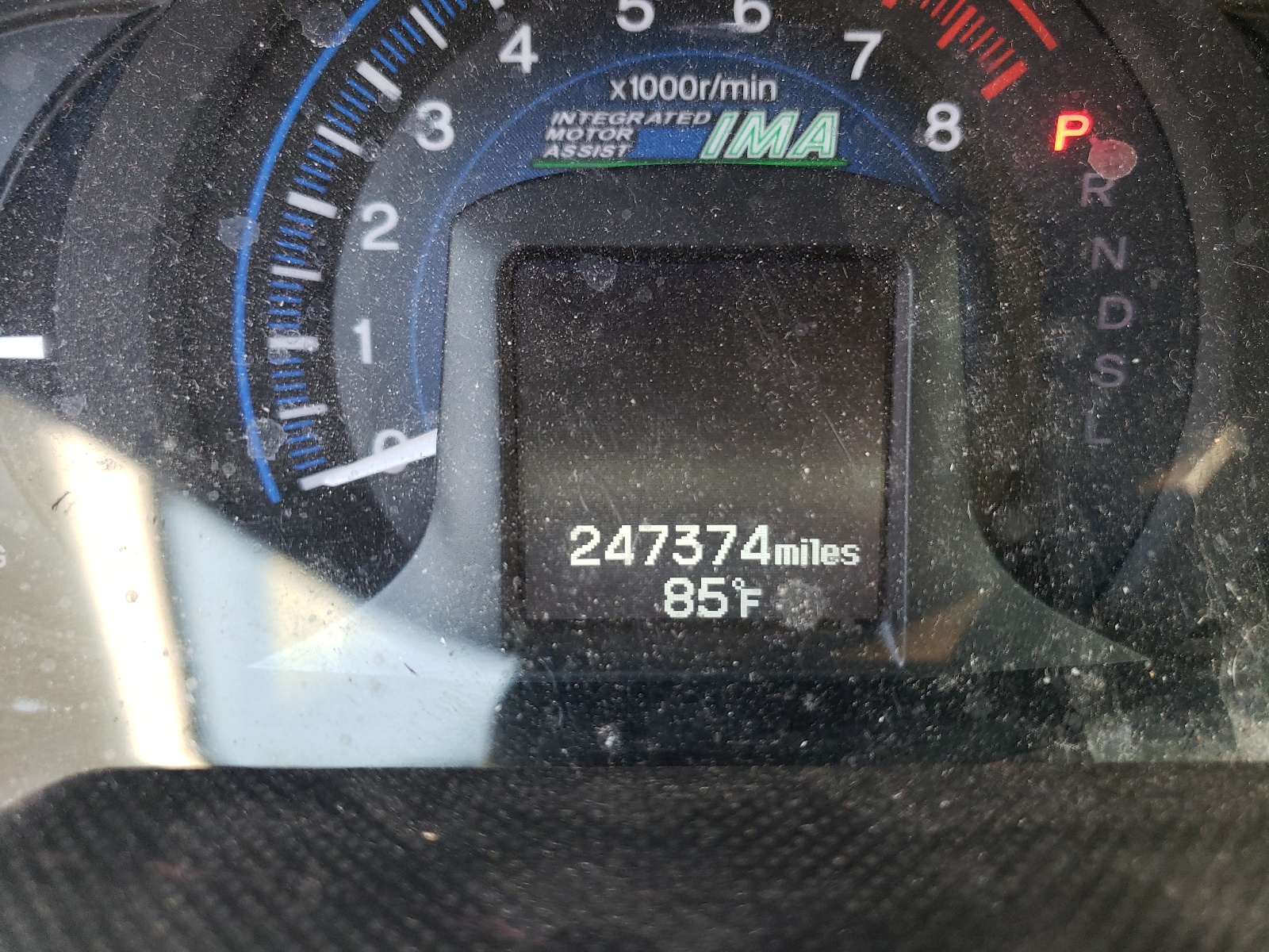 Photo 8 from auction – 2012 HONDA INSIGHT LX with VIN JHMZE2H59CS000722