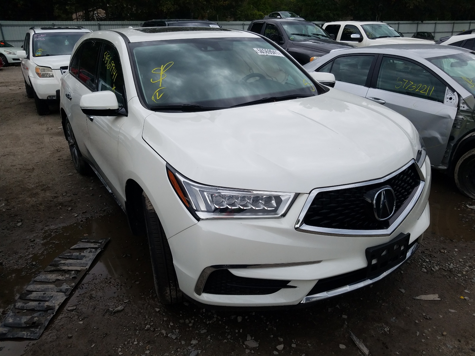 ACURA MDX TECHNO 2017 with VIN 5J8YD4H55HL004832 - Photo from auction