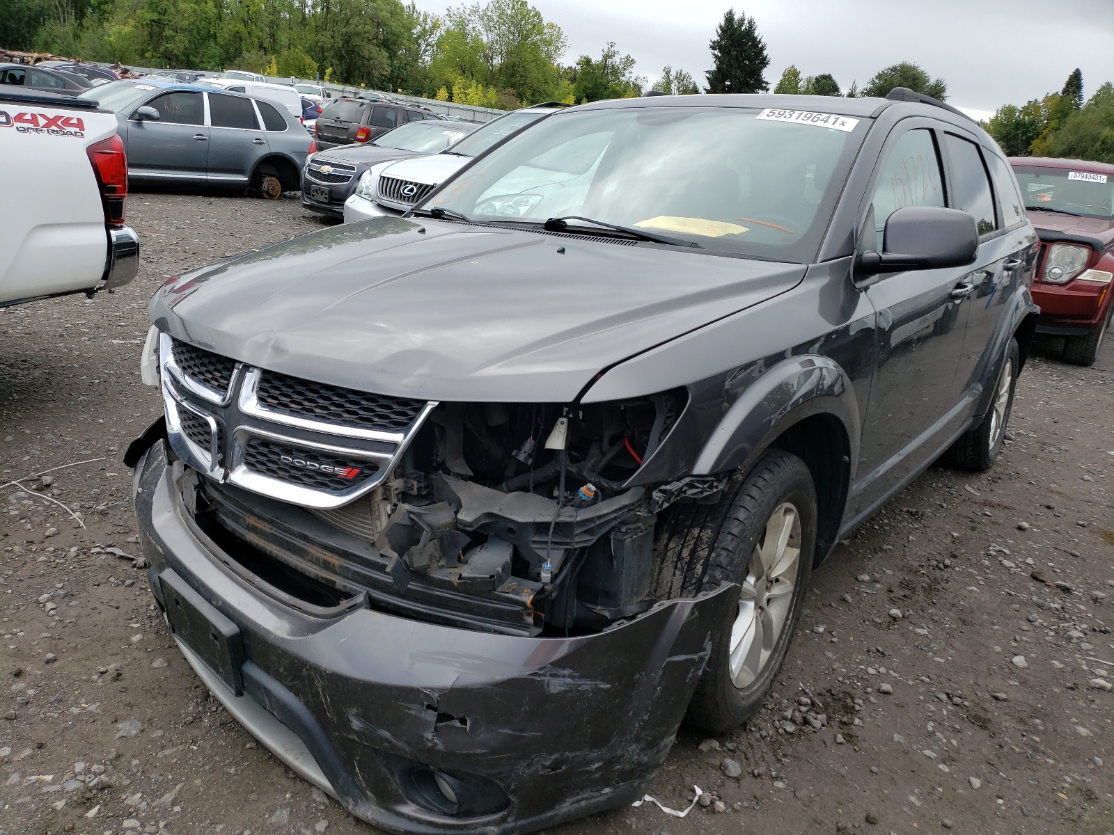 Photo 2 from auction – 2014 DODGE JOURNEY SX with VIN 3C4PDCBGXET171167