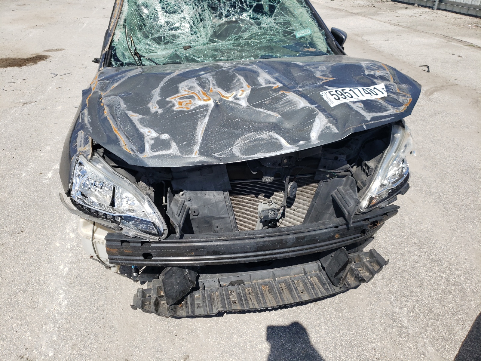 Photo 9 from auction – 2015 NISSAN SENTRA S with VIN 3N1AB7AP9FL650303