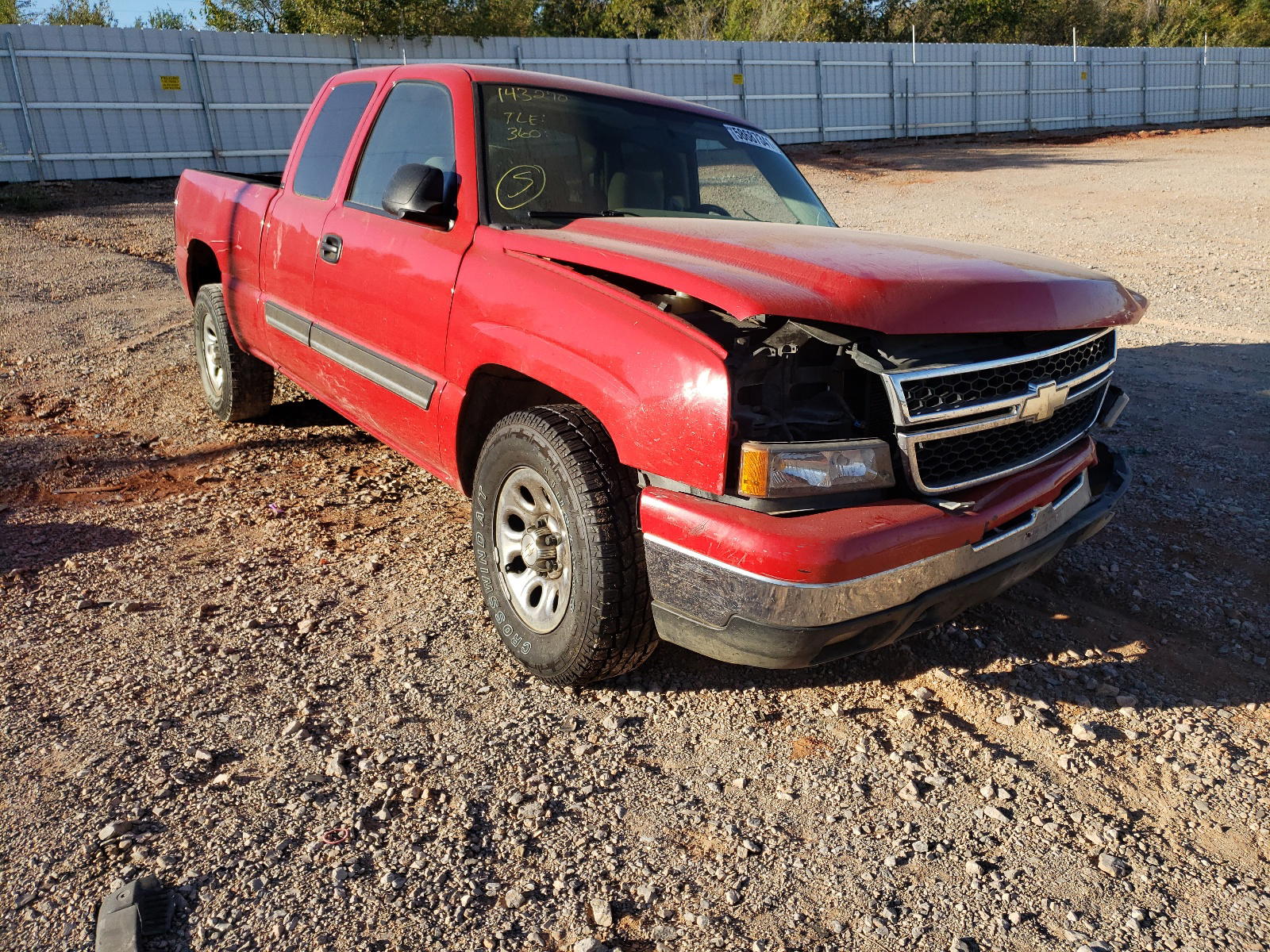 CHEVROLET SILVERADO 2006 with VIN 1GCEC19Z66Z143270 - Photo from auction