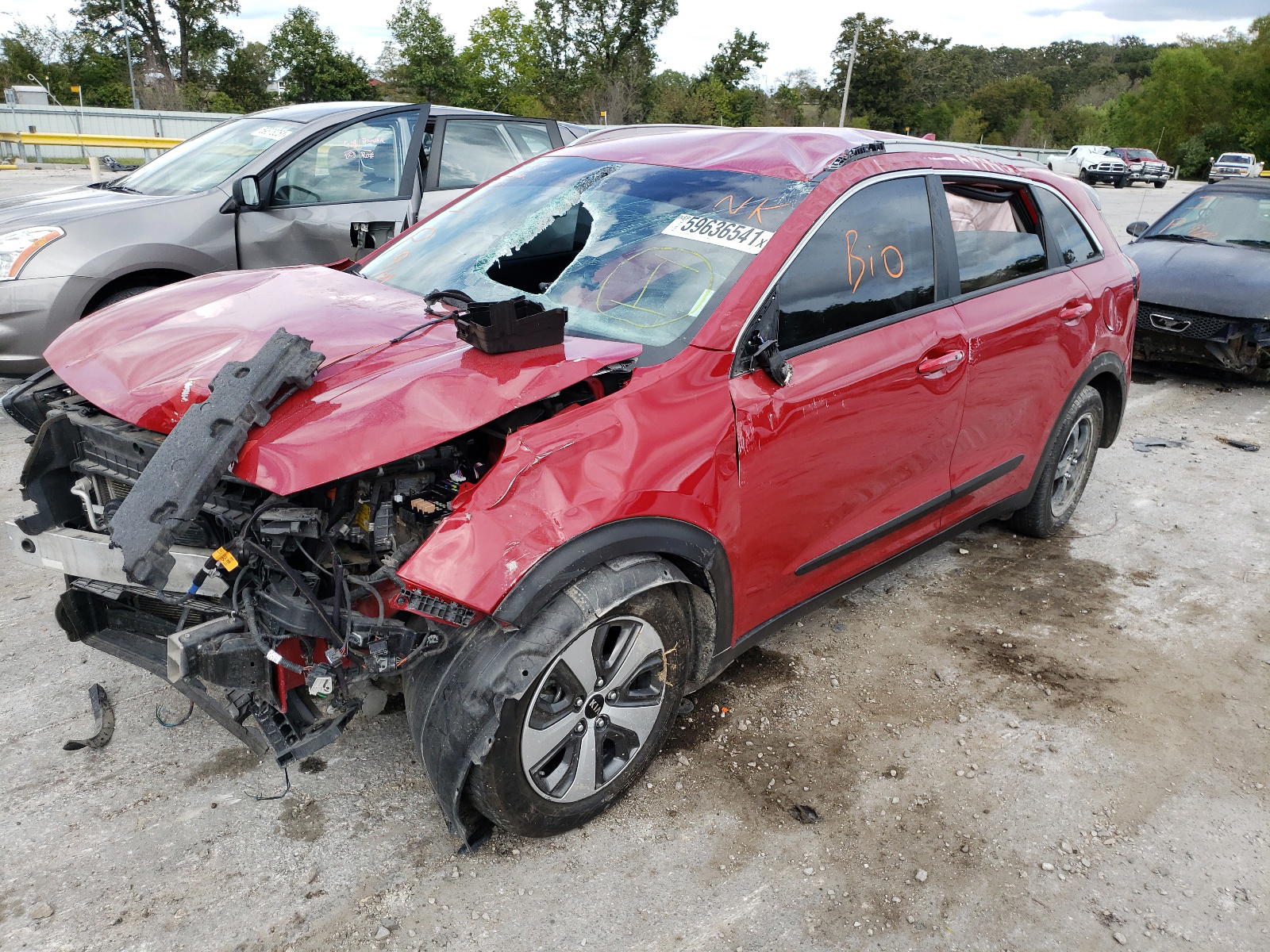 Photo 2 from auction – 2018 KIA NIRO EX with VIN KNDCC3LC6J5124466