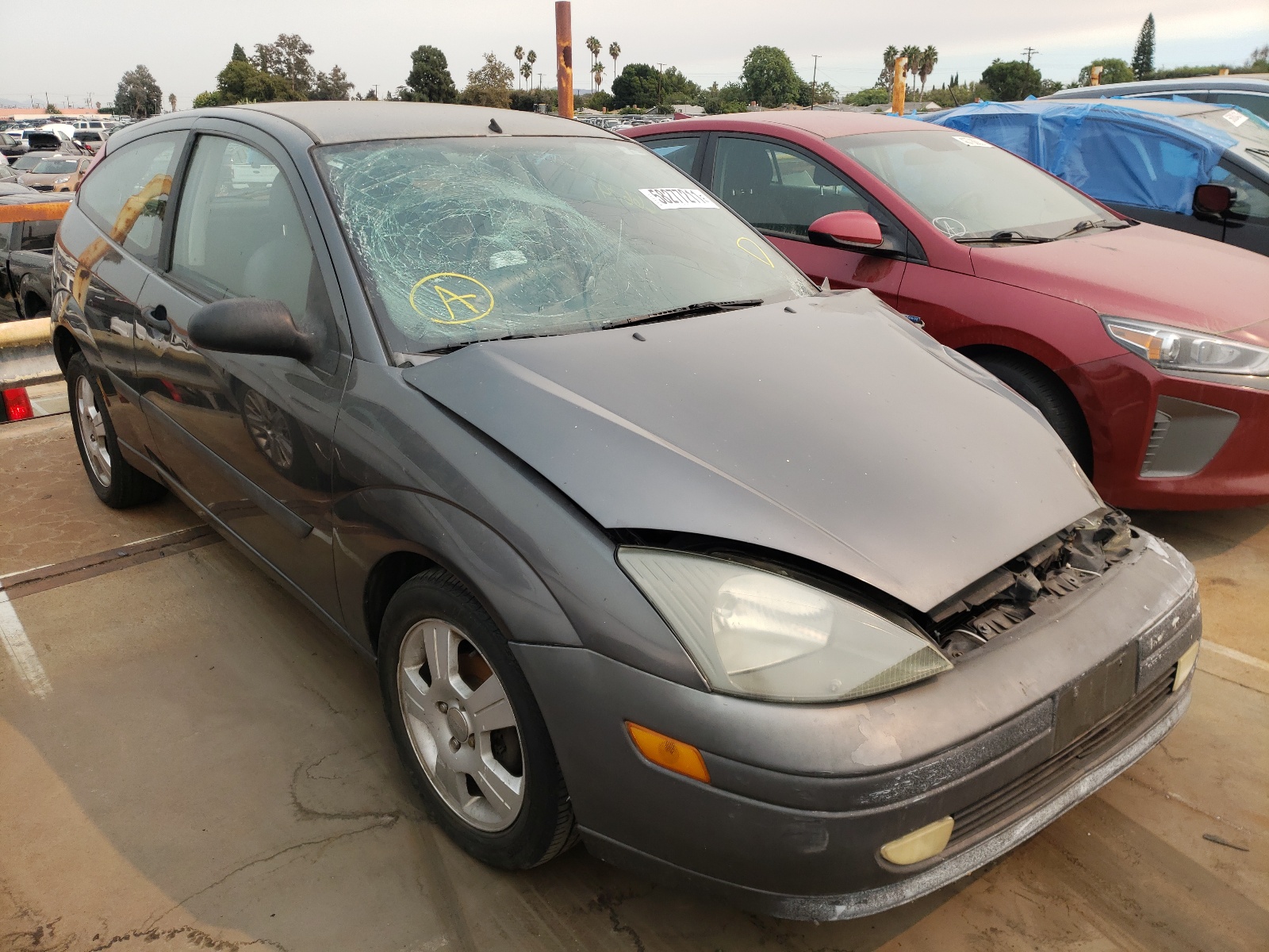 FORD FOCUS ZX3 2003 with VIN 3FAFP31303R133075 - Photo from auction