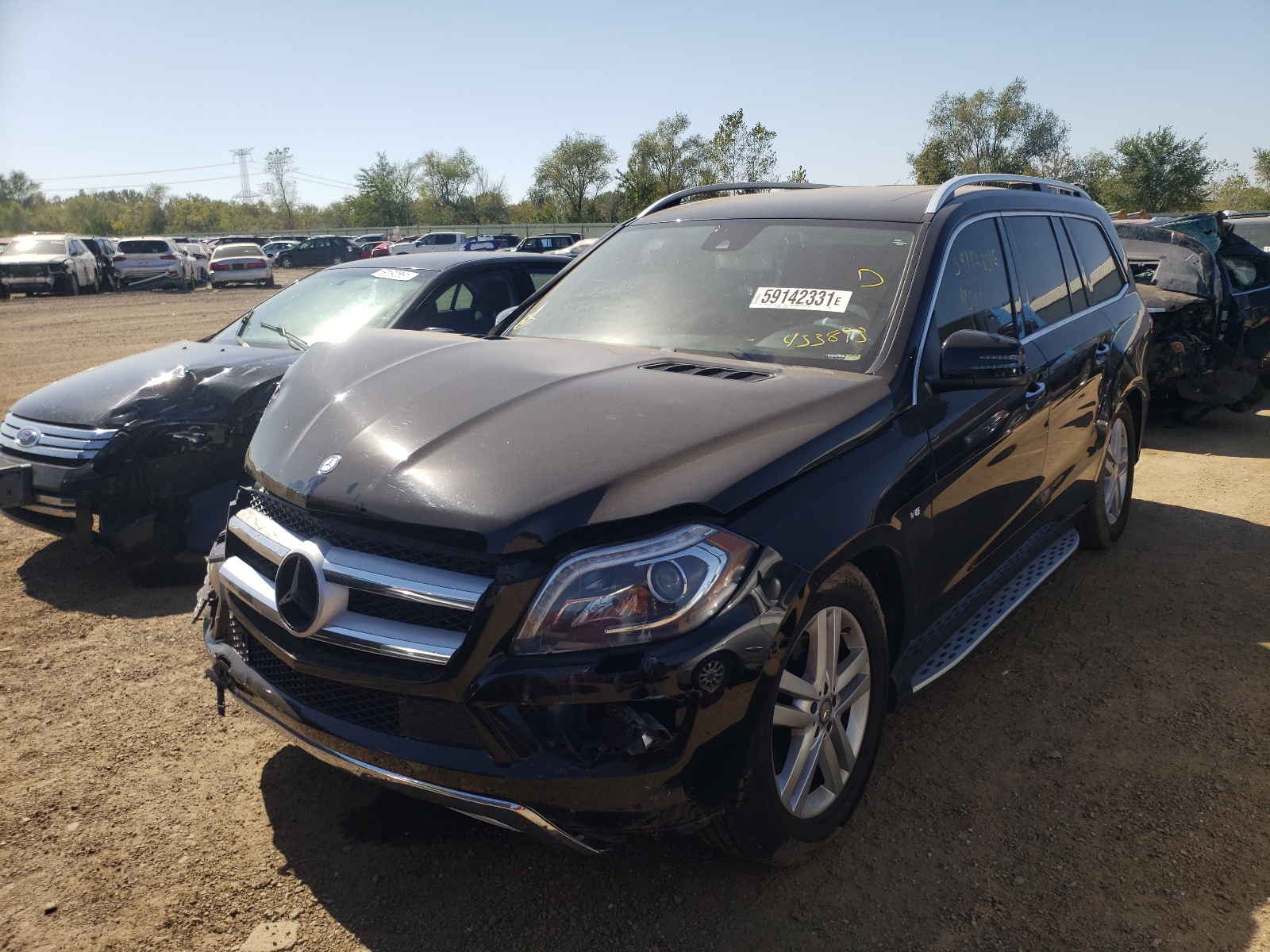 Photo 2 from auction – 2014 MERCEDES-BENZ GL 450 with VIN 4JGDF7CE7EA433893