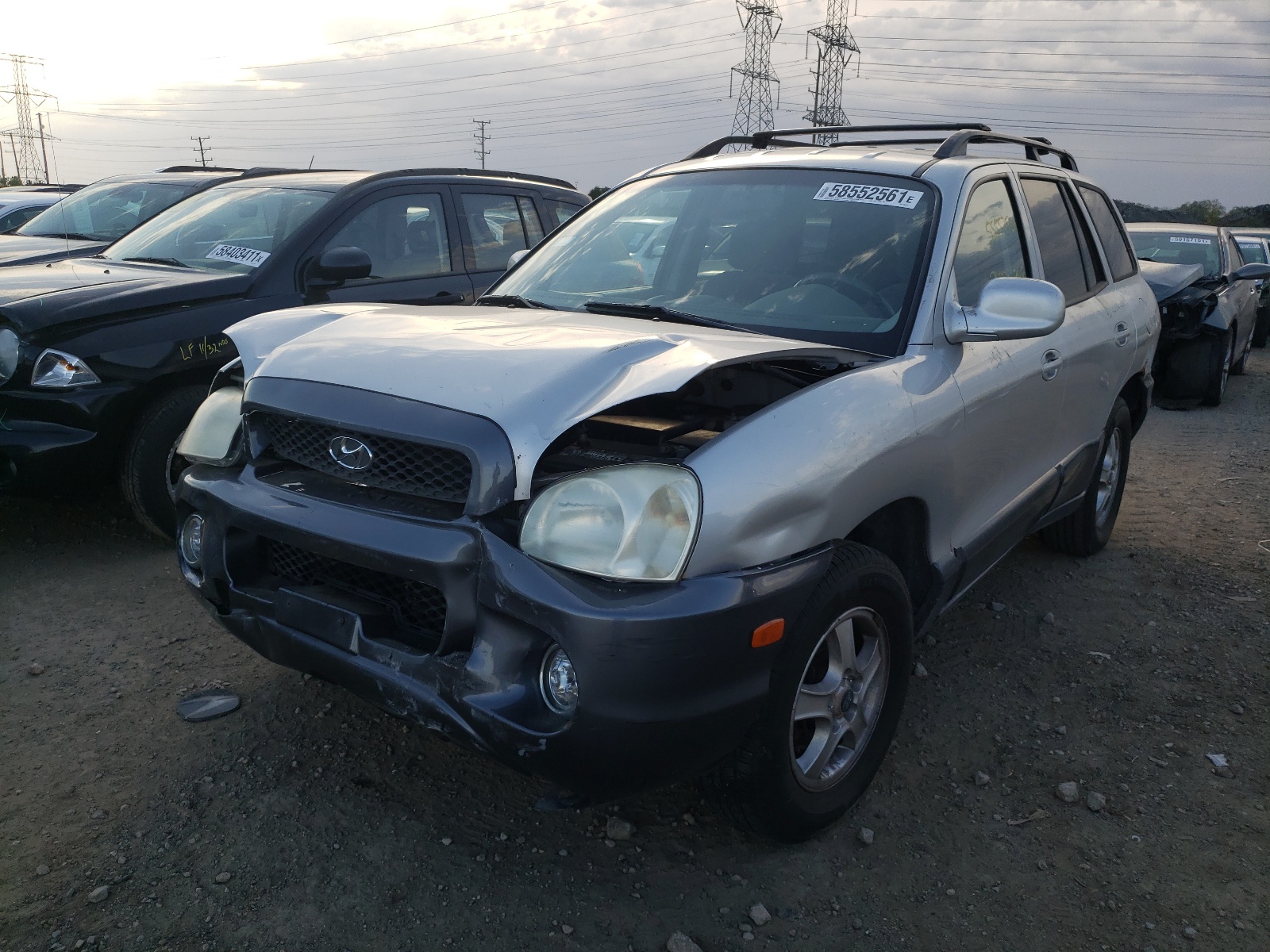 Photo 2 from auction – 2003 HYUNDAI SANTA FE G with VIN KM8SC73D13U430734