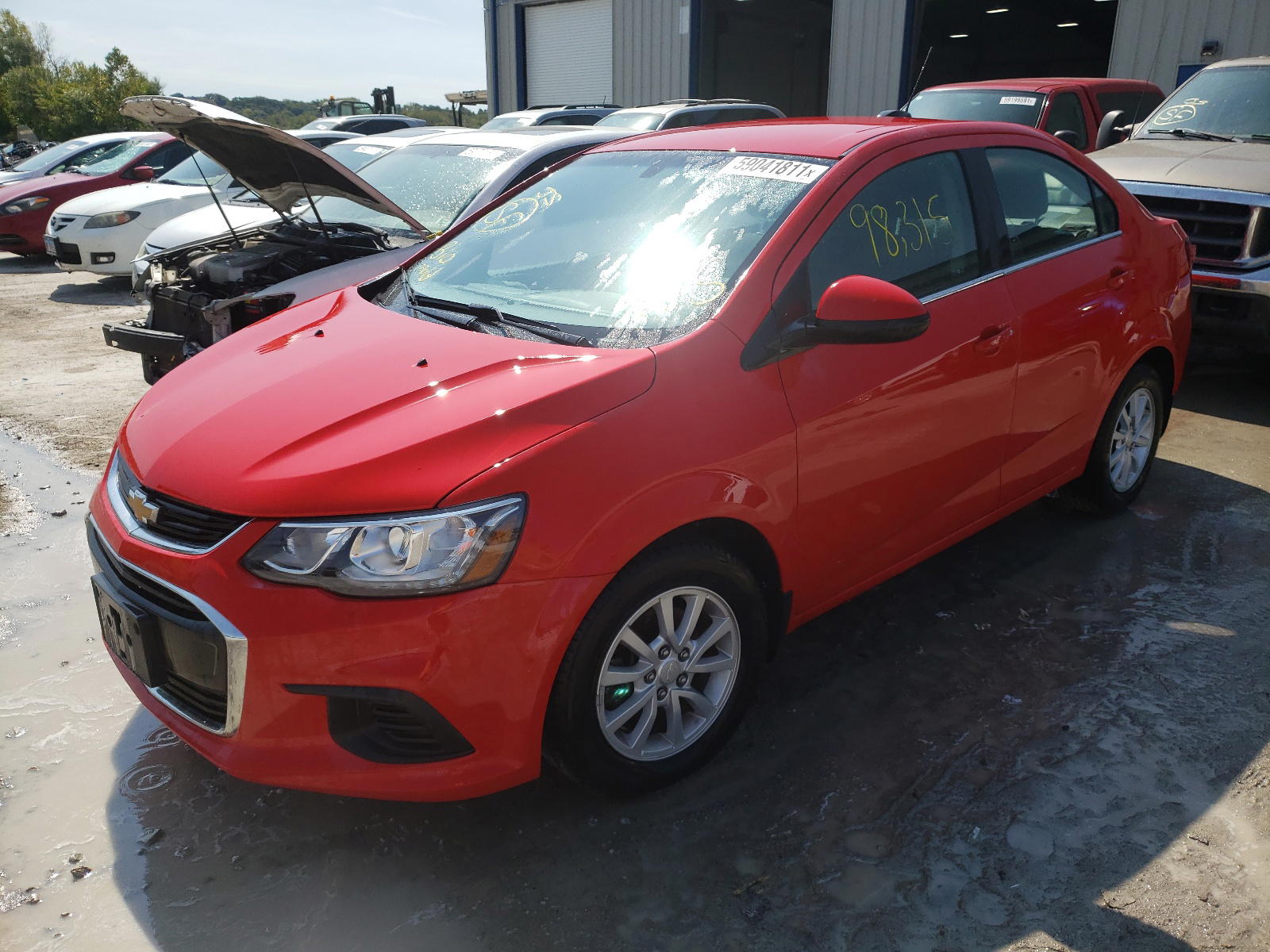 Photo 2 from auction – 2017 CHEVROLET SONIC LT with VIN 1G1JD5SH4H4152000