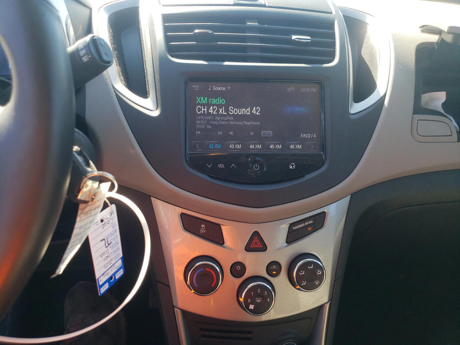Photo 9 from auction – 2015 CHEVROLET TRAX 1LT with VIN 3GNCJLSB6FL174846