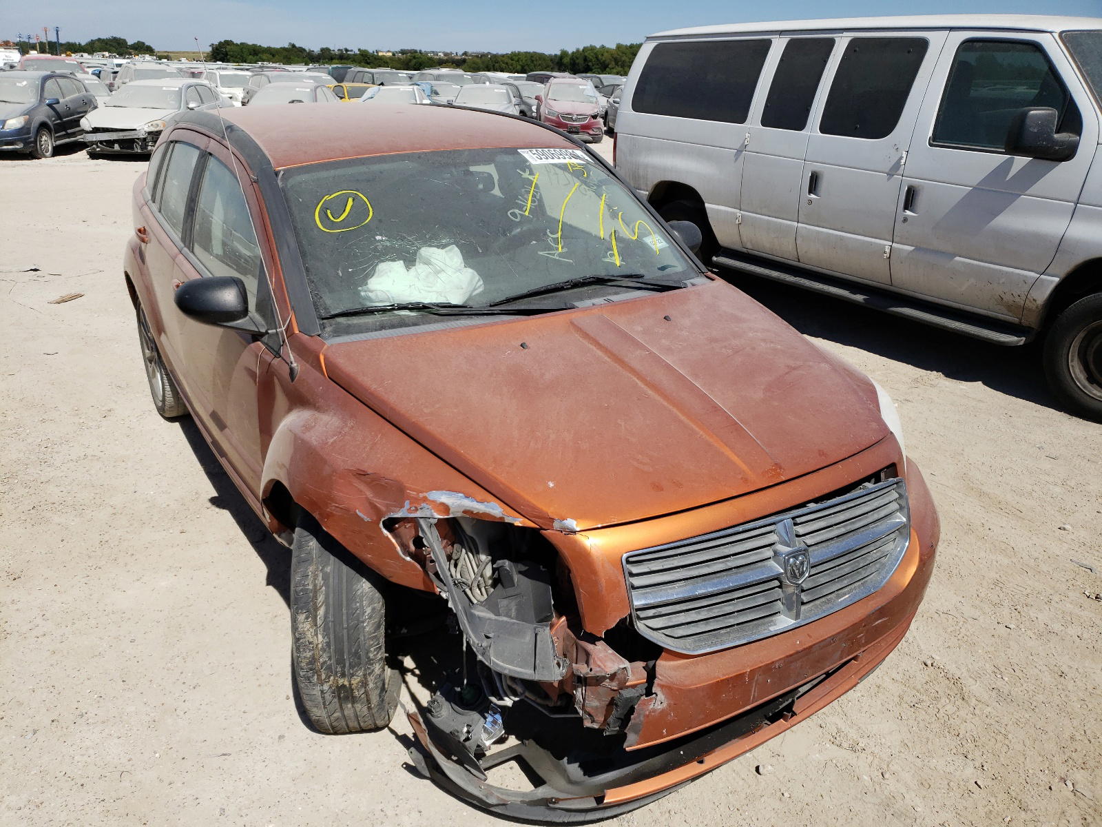 DODGE CALIBER HE 2011 with VIN 1B3CB5HA6BD132520 - Photo from auction