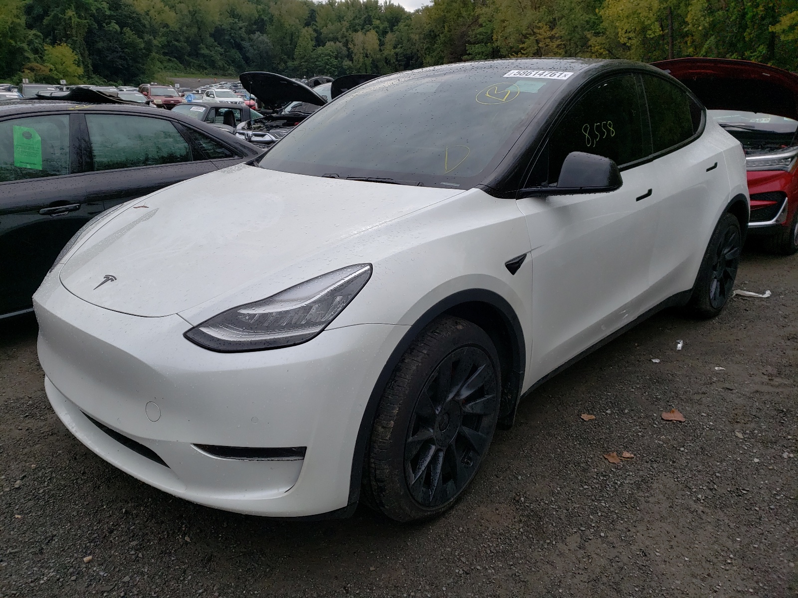 Фото 2 с аукциона – 2020 TESLA MODEL Y с VIN 5YJYGDEE2LF004325